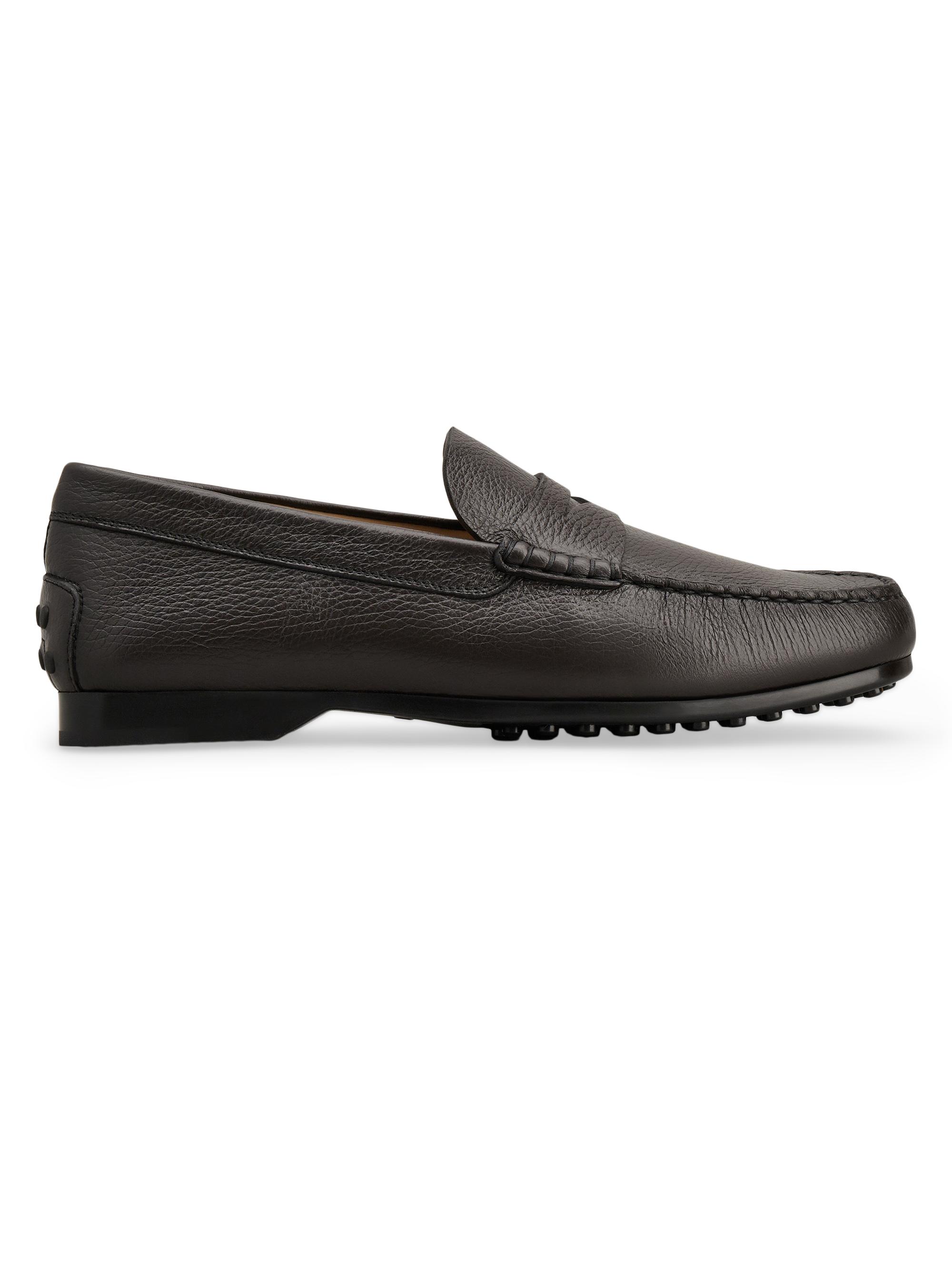Tod's Men's Gommino Macro Leather Loafers - Testa Moro