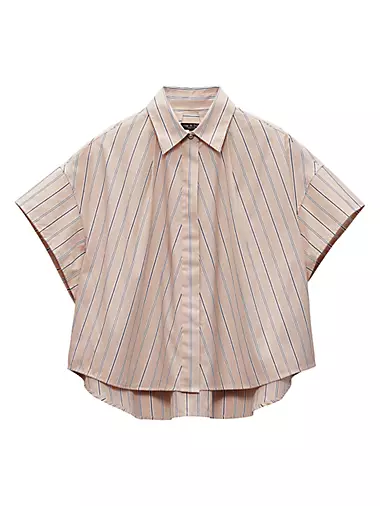 Martha Stripe Poplin Shirt