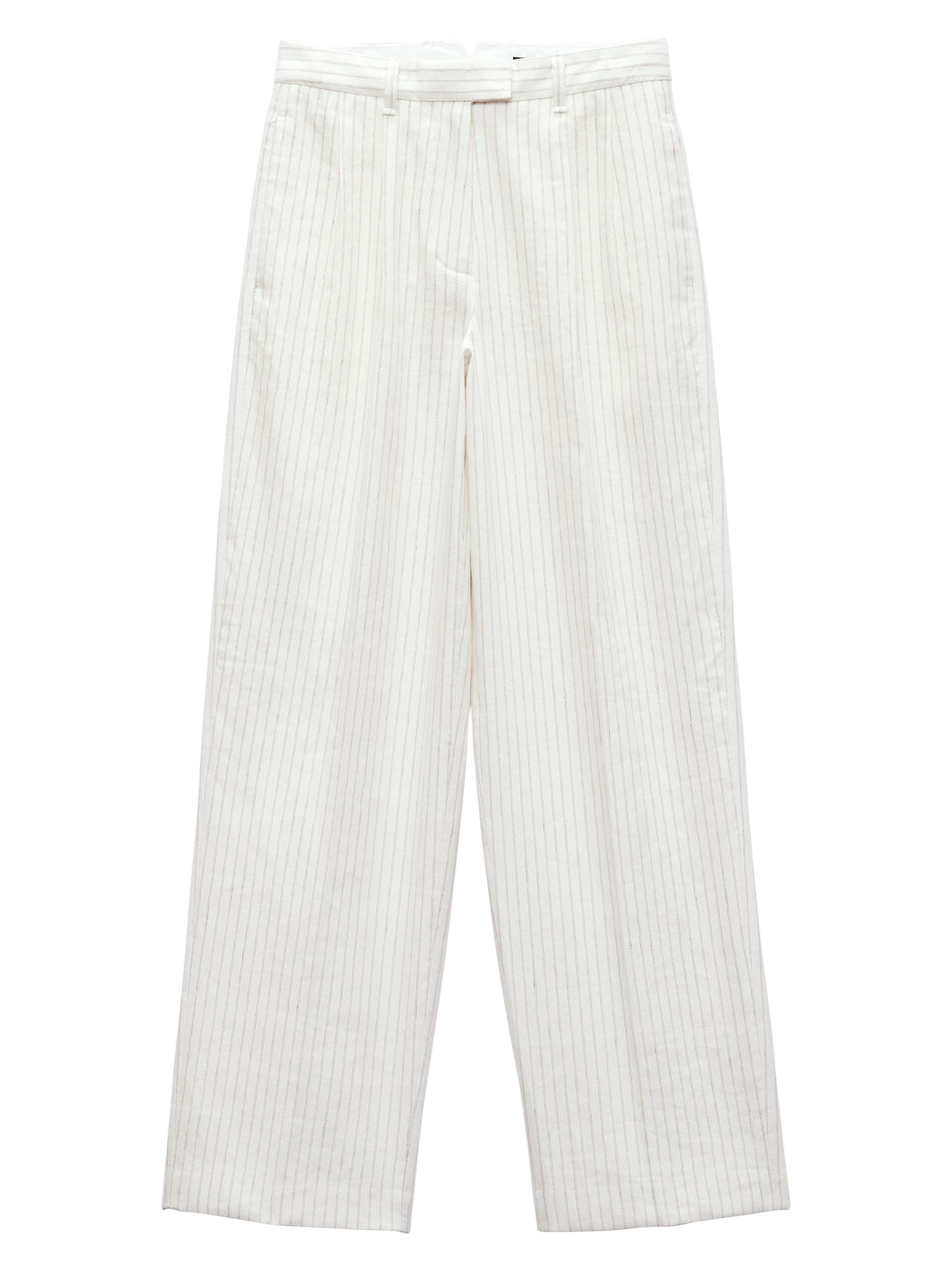 rag & bone Newman Stripe Cotton-Linen Pants | Saks Fifth Avenue