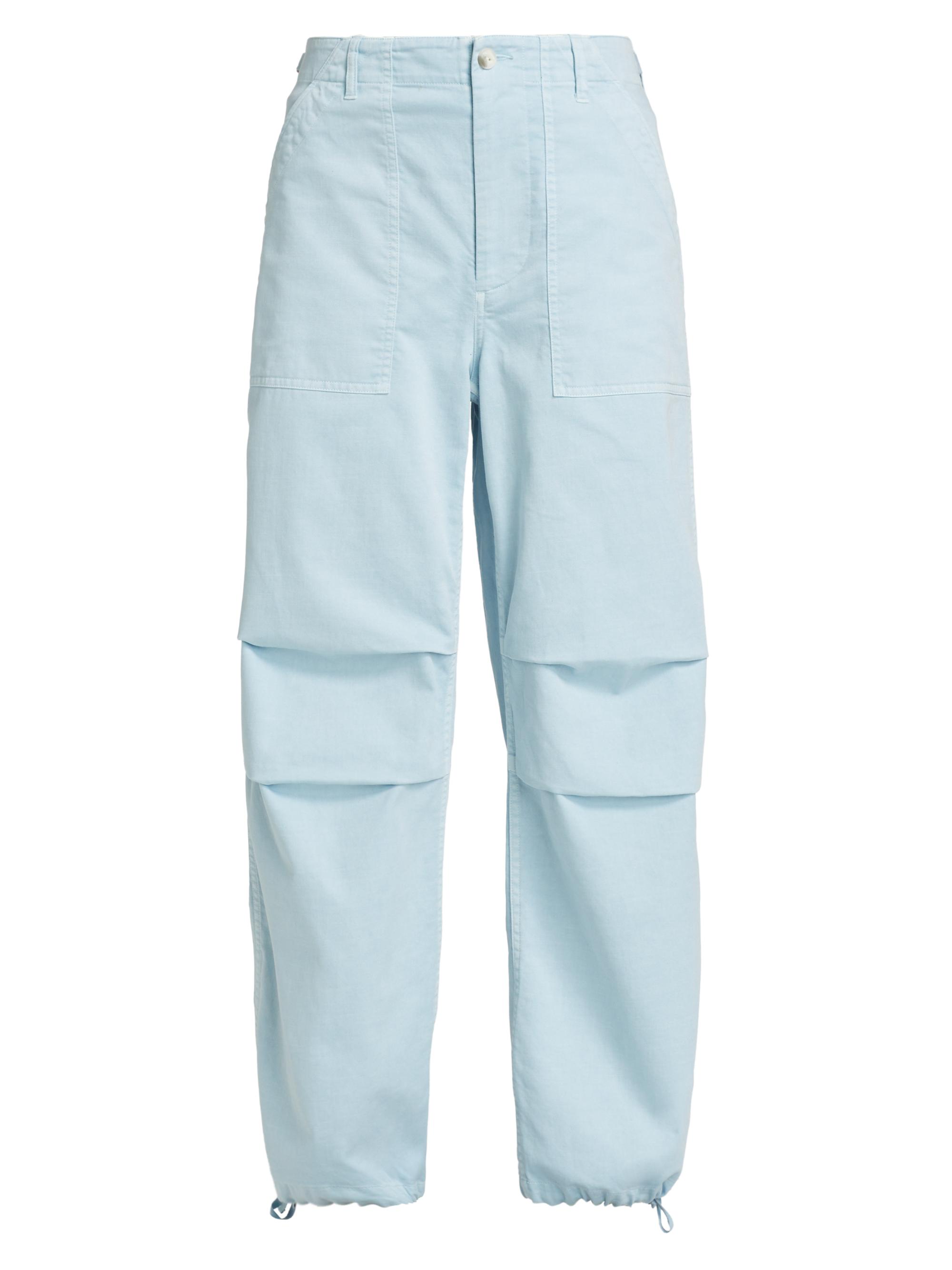 rag & bone Women's Savannah Twill Cargo Pants - Light Blue