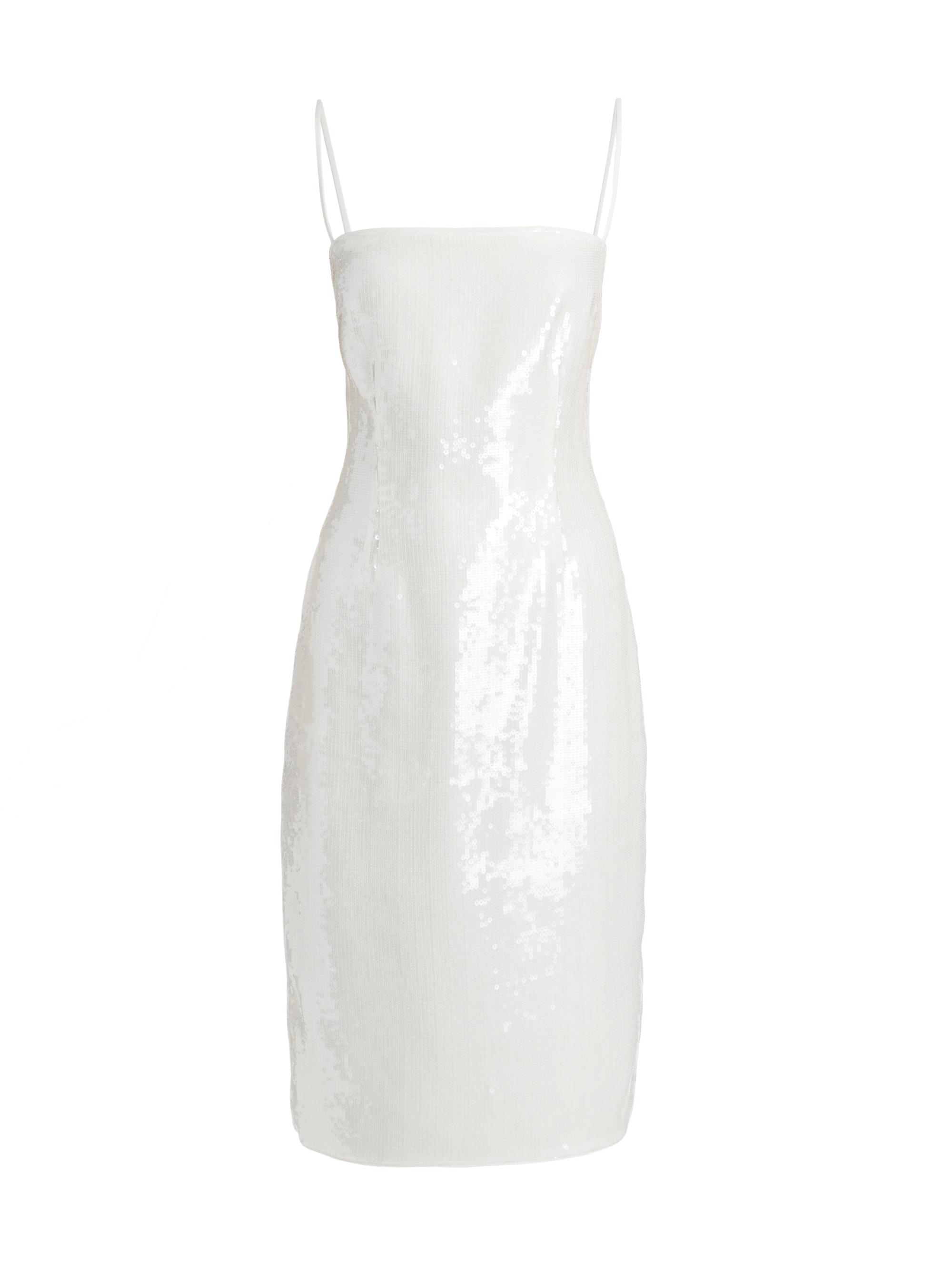 theory sequin dress Glow Theory Sequin Maxi Dress - White