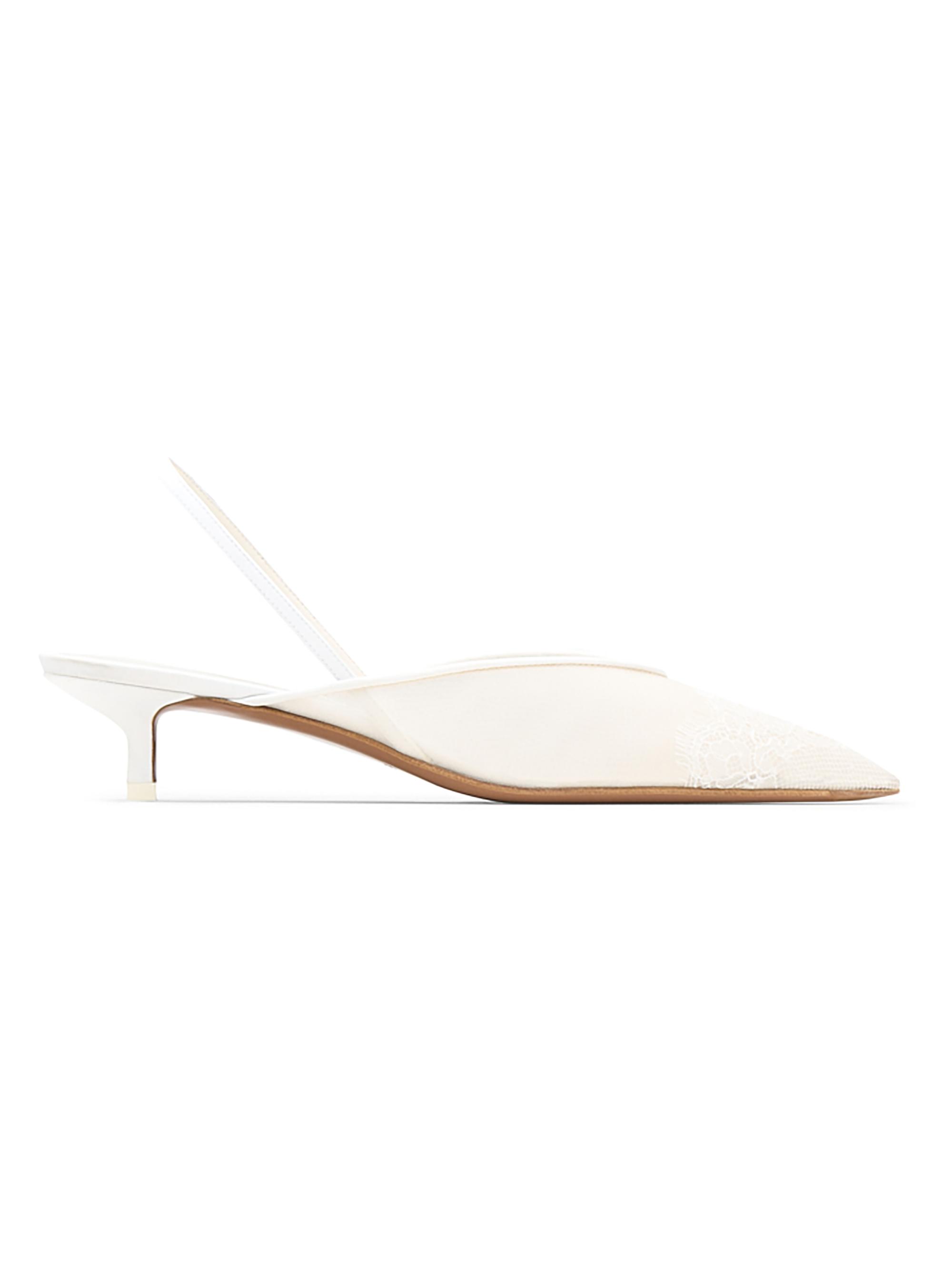 NEOUS パンプス NEOUS スリングバック パンプス | ホワイト | FARFETCH JP