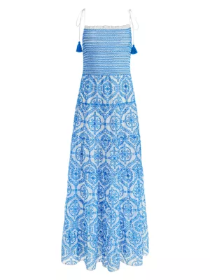 Shop Alice + Olivia Marna Tie-Strap Maxi Dress | Saks Fifth Avenue