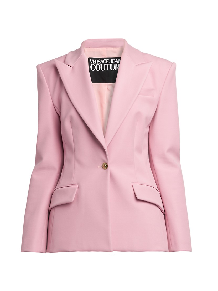 Shop Versace Jeans Couture Matte Satin Blazer | Saks Fifth Shop Versace Jeans Couture Matte Satin Blazer | Saks Fifth