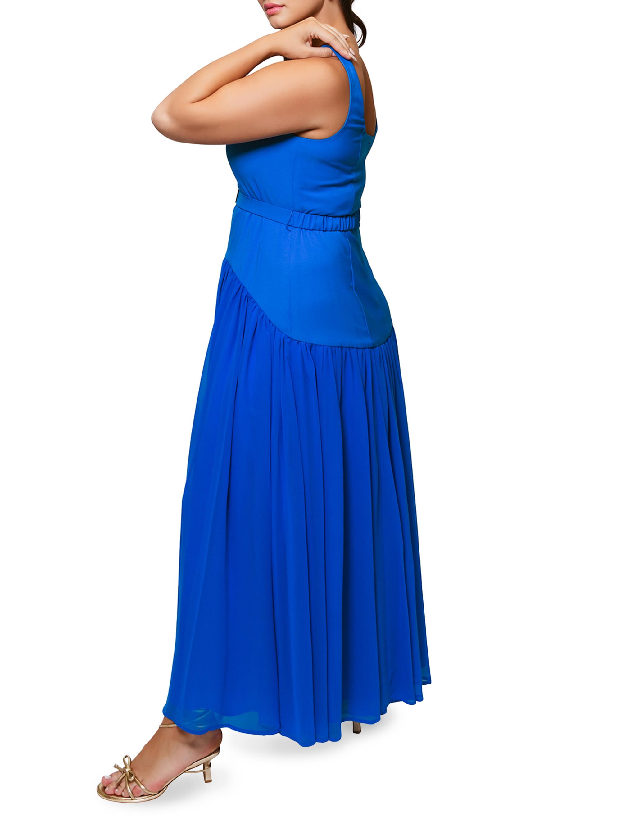 sachin and babi light blue dress Sunsets Sienna Swim Dress Black / 16