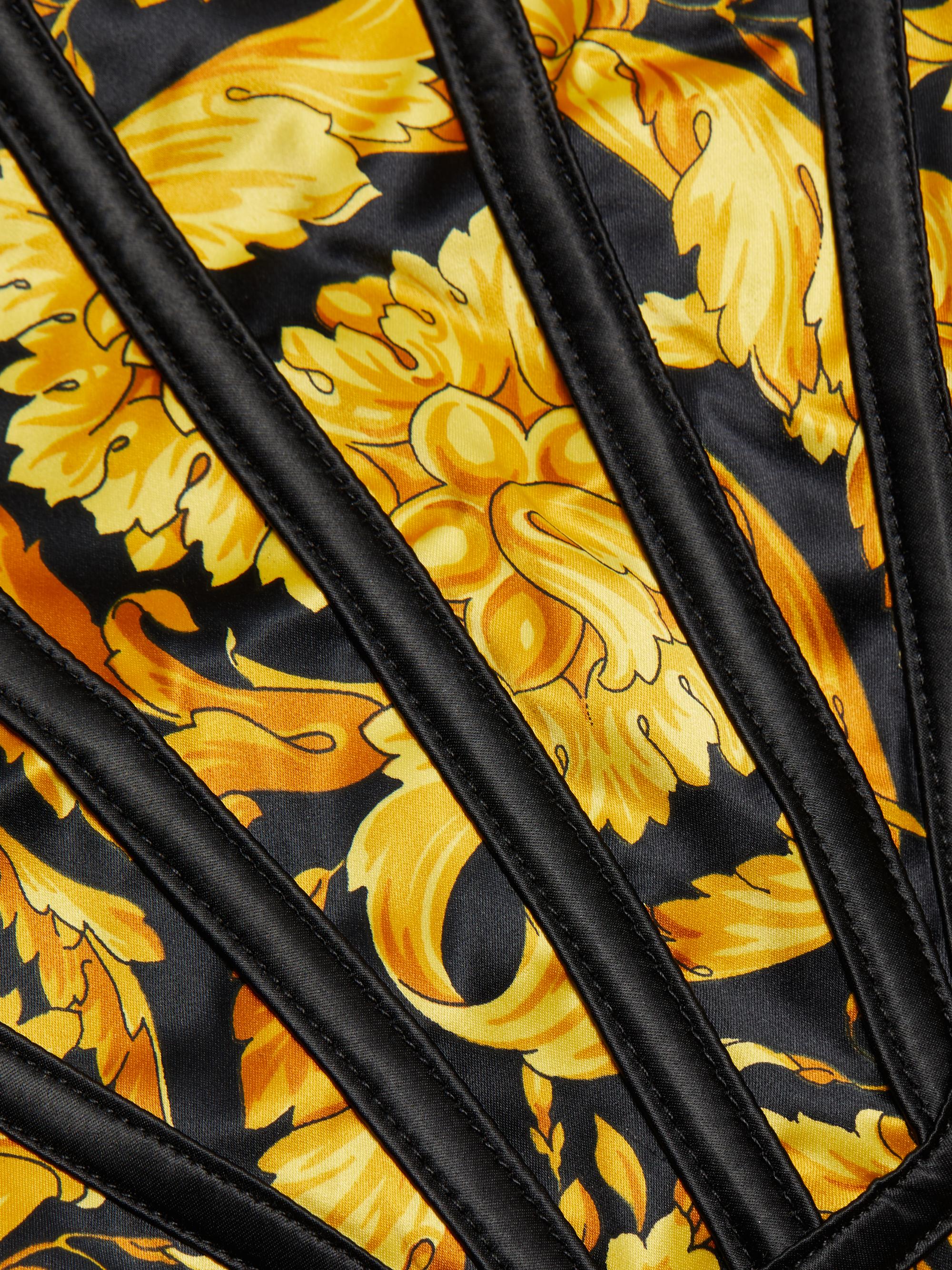 Versace 92' Barocco Print Bodysuit | Saks Fifth Avenue