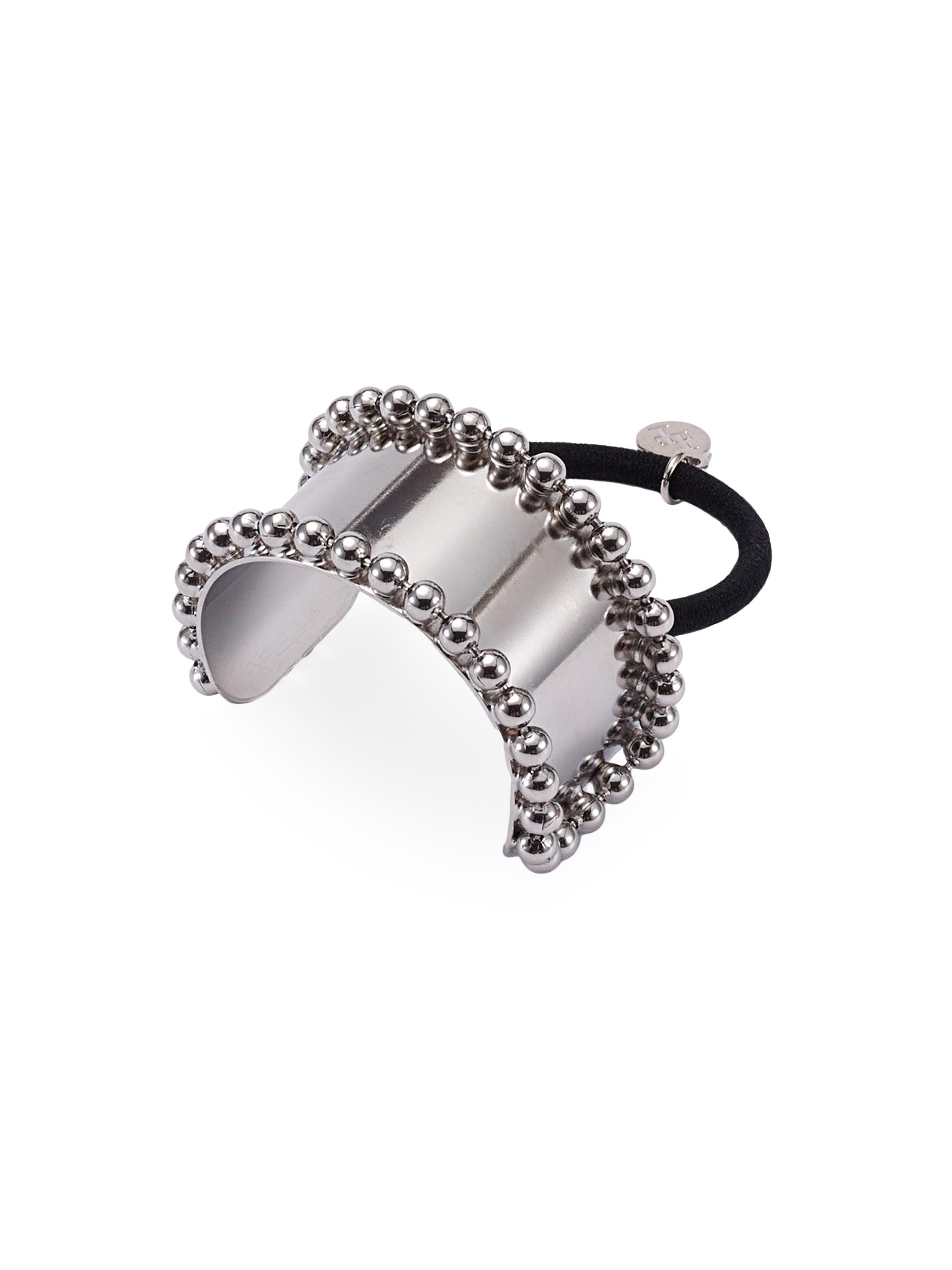 Lelet NY Women's Liv Ball-Chain Ponytail Cuff - Rhodium