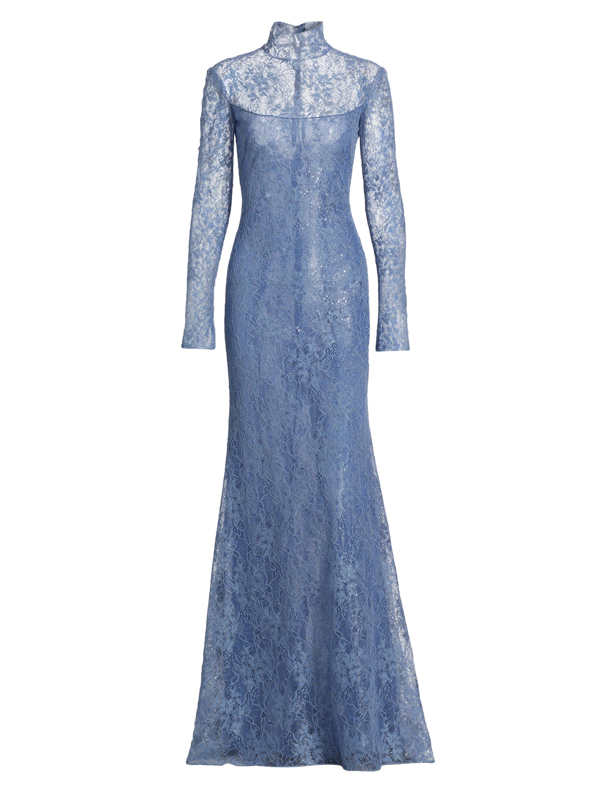 Reem Acra Sequin-Embellished Lace Gown Saks Fifth Avenue