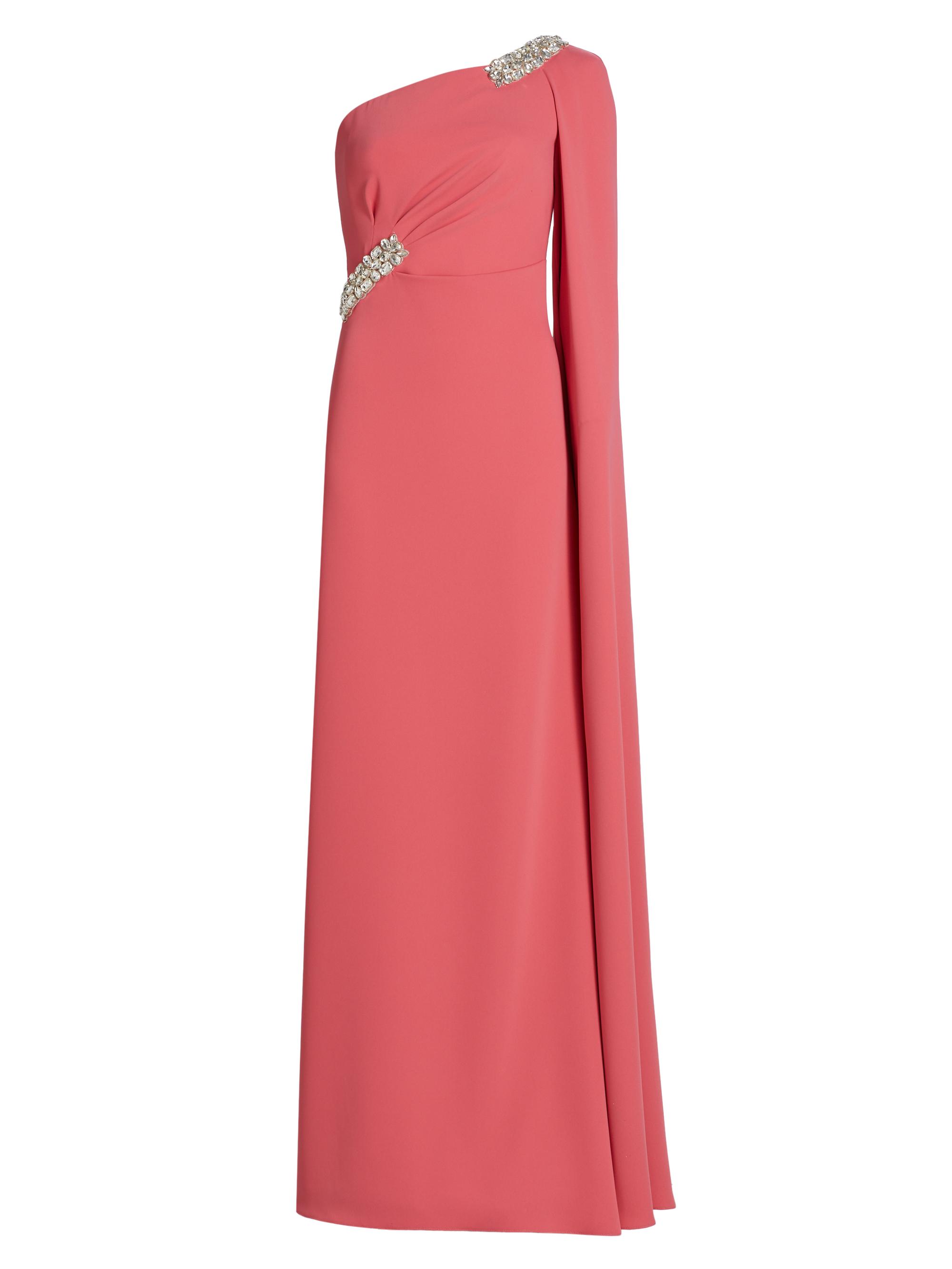 Reem Acra Women's Embellished Crepe Gown - Melon