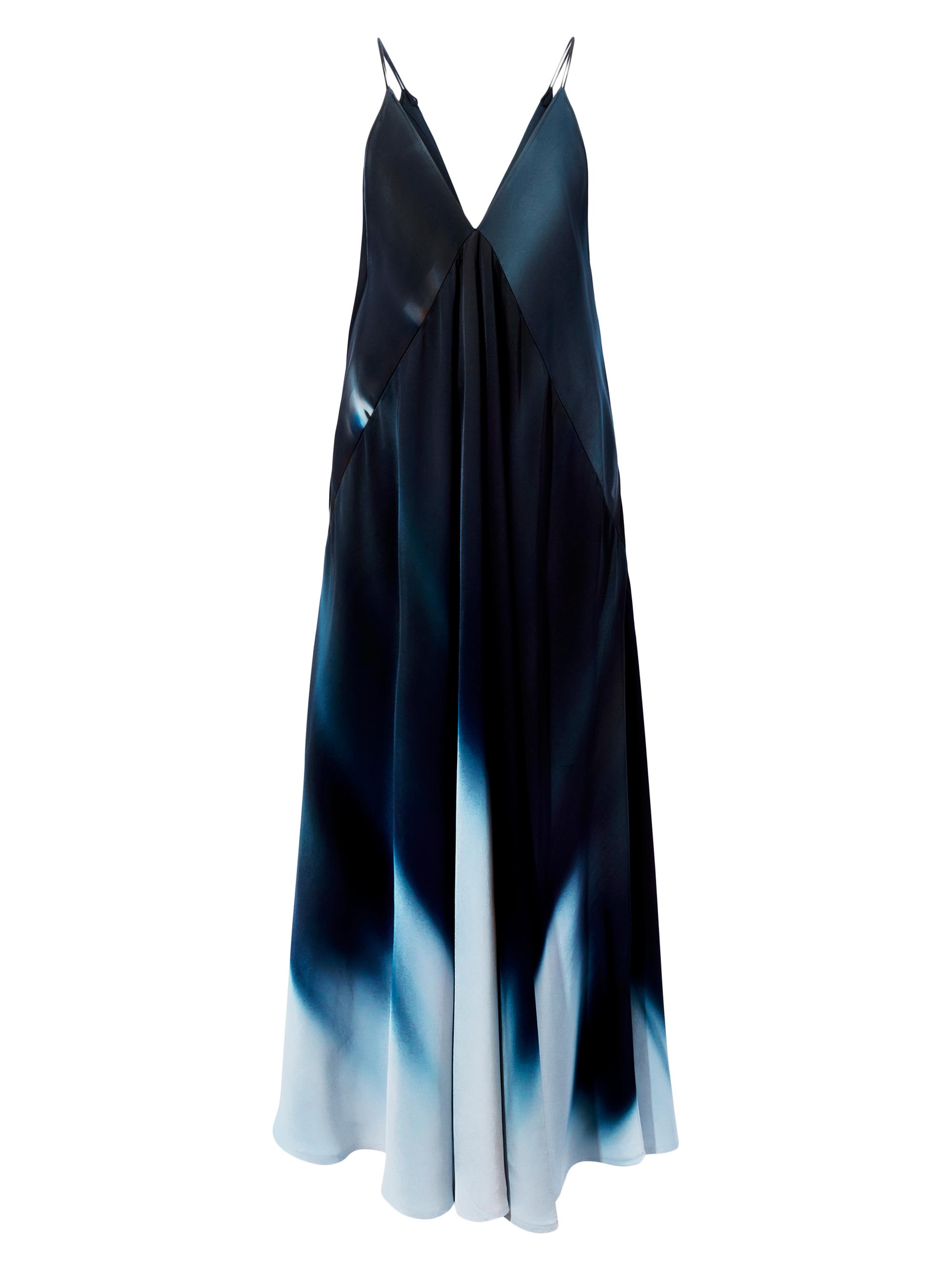 Proenza Schouler Women's Torres Ombré Gabardine Maxi Dress - Midnight Multi