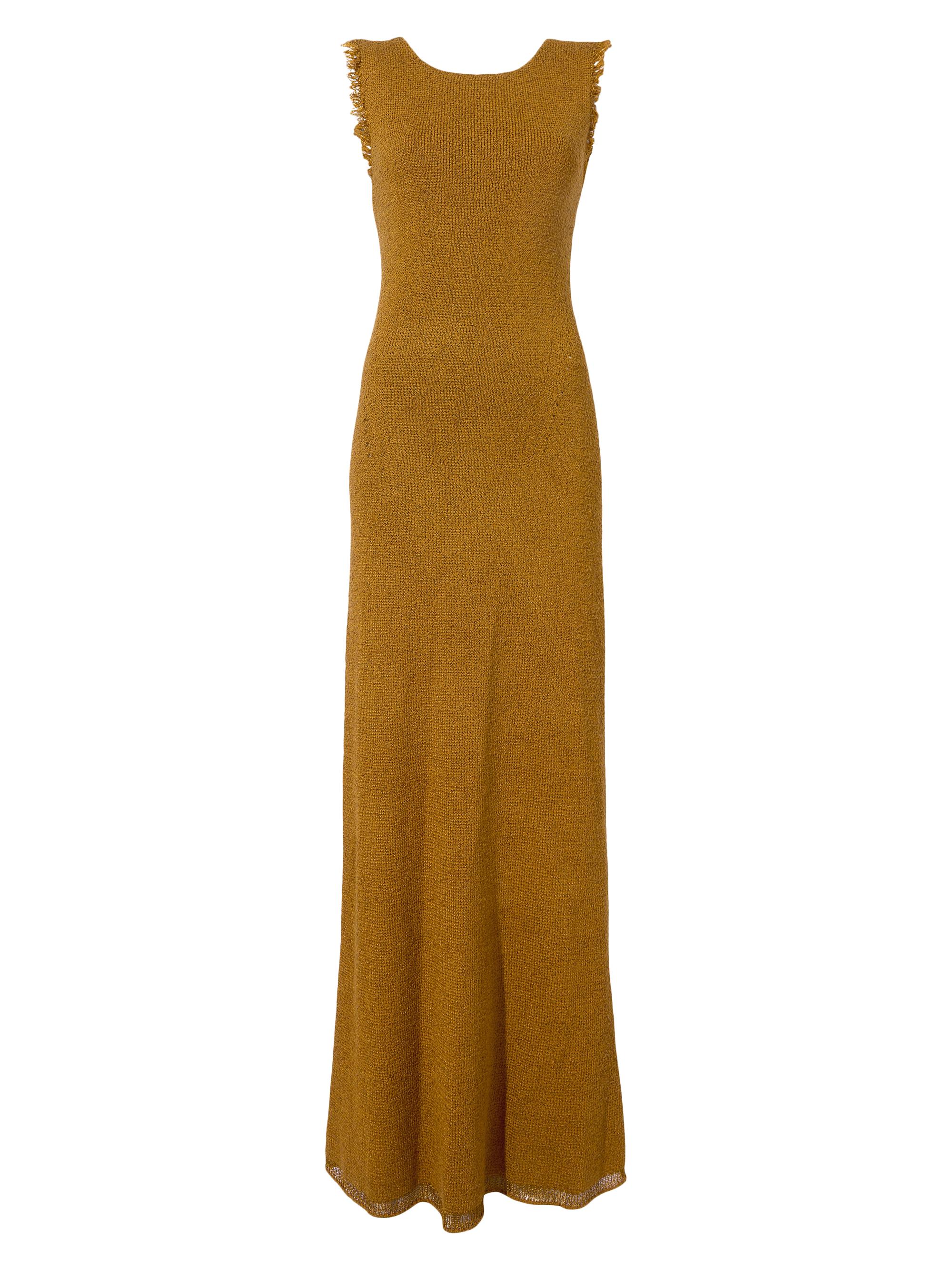 Proenza Schouler Women's Silvia Silk Bouclé Maxi Dress - Cider