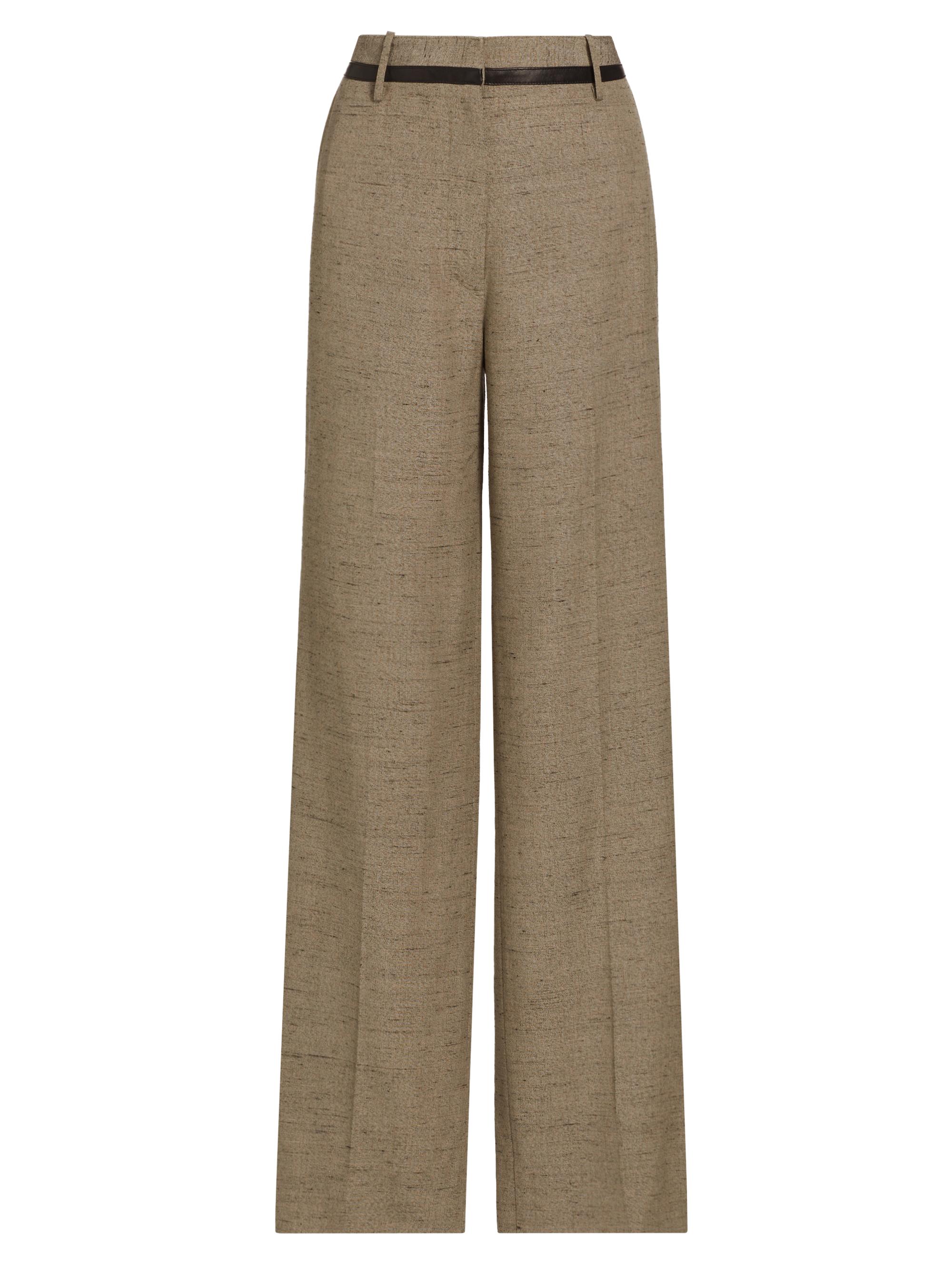 Proenza Schouler Women's Aidan Melangé Straight-Leg Pants - Bronze Multi