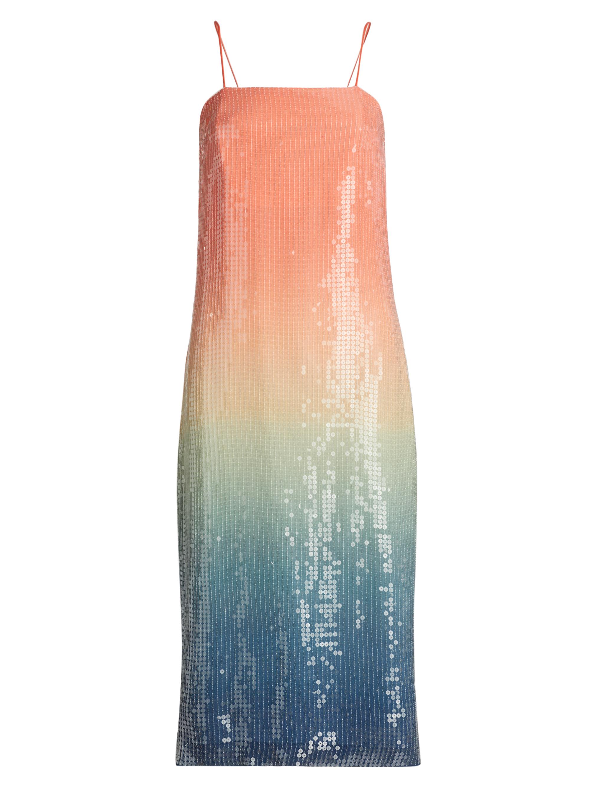 Veronica Beard Women's Sequined Ombré Slip Dress - Ombre Multi