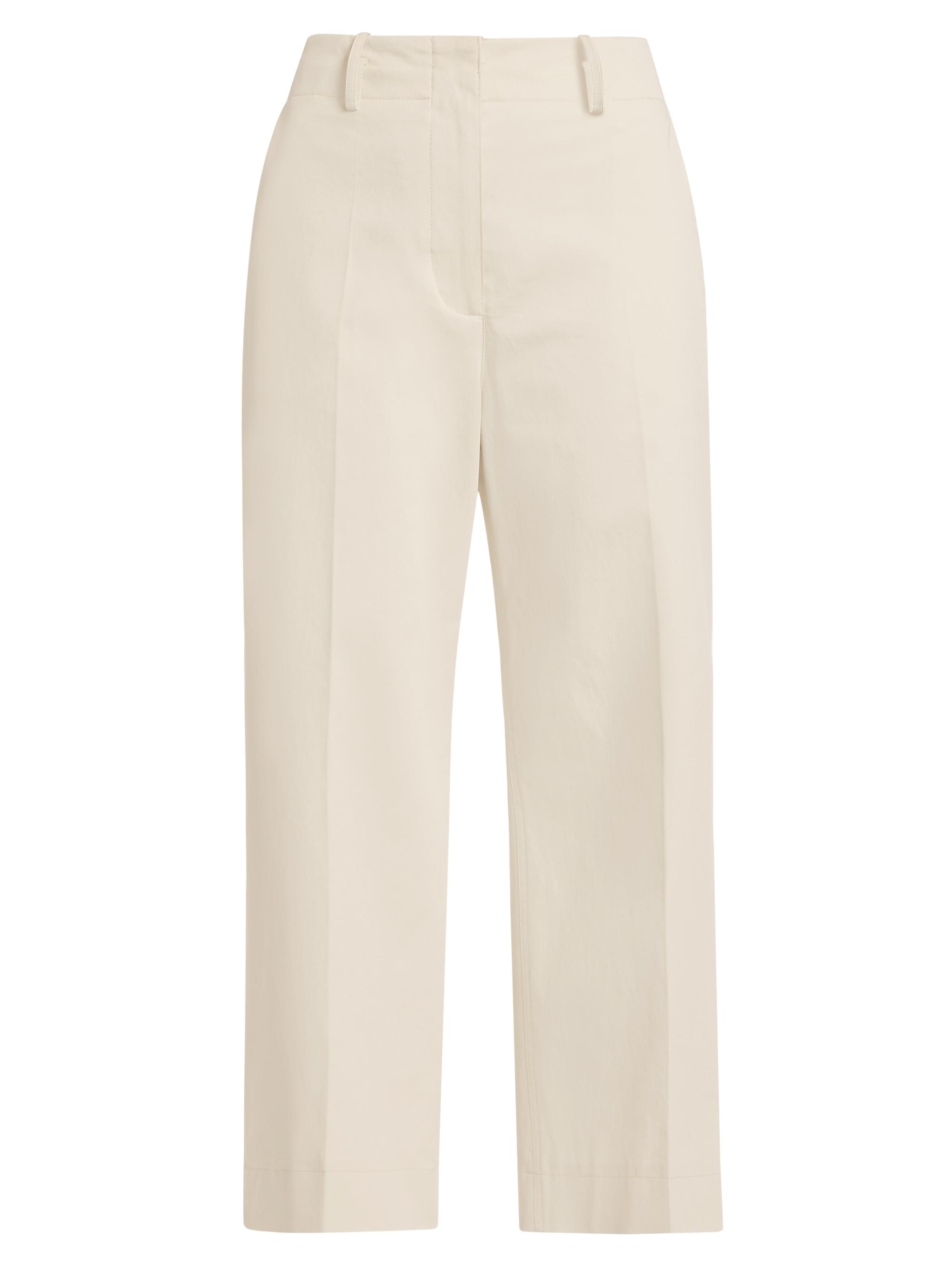 Proenza Schouler Women's Amara Cotton Twill Wide-Leg Crop Pants - Wheat