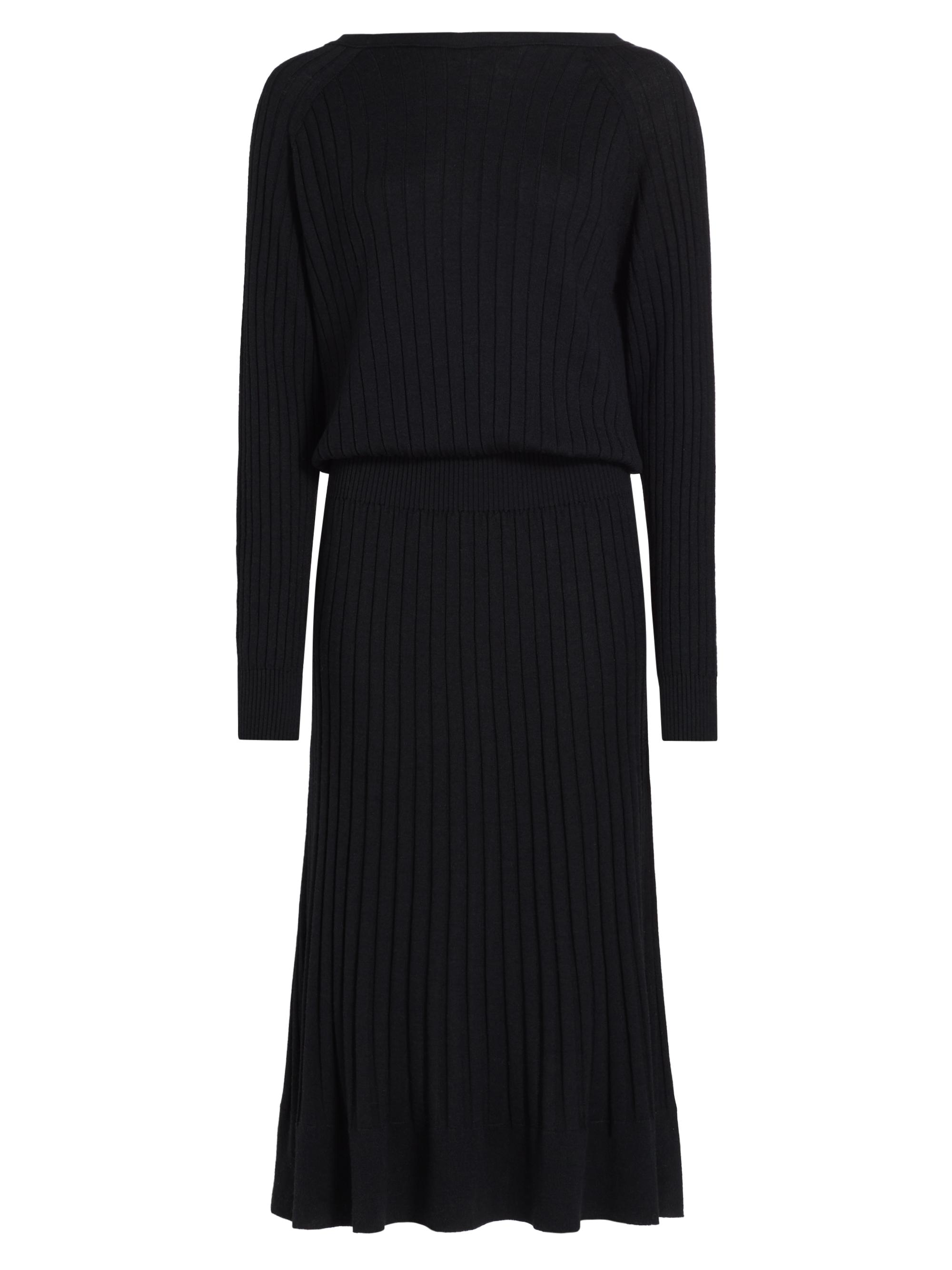 Proenza Schouler Women's Eden Merino Wool-Blend Pleated Midi-Dress - Navy