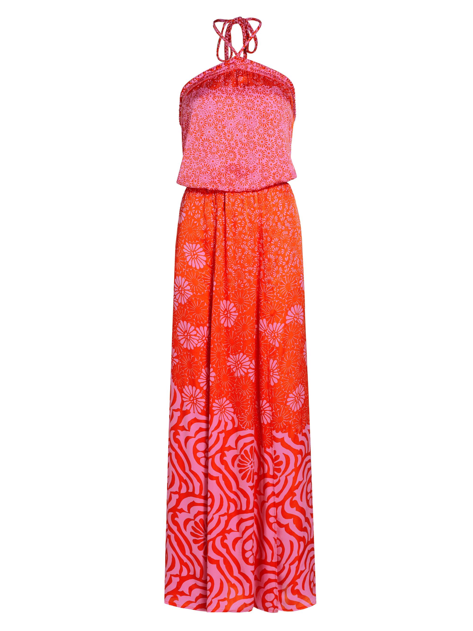 Poupette St Barth Women's Billie Daisey Print Halter Maxi Dress - Pink Daisy