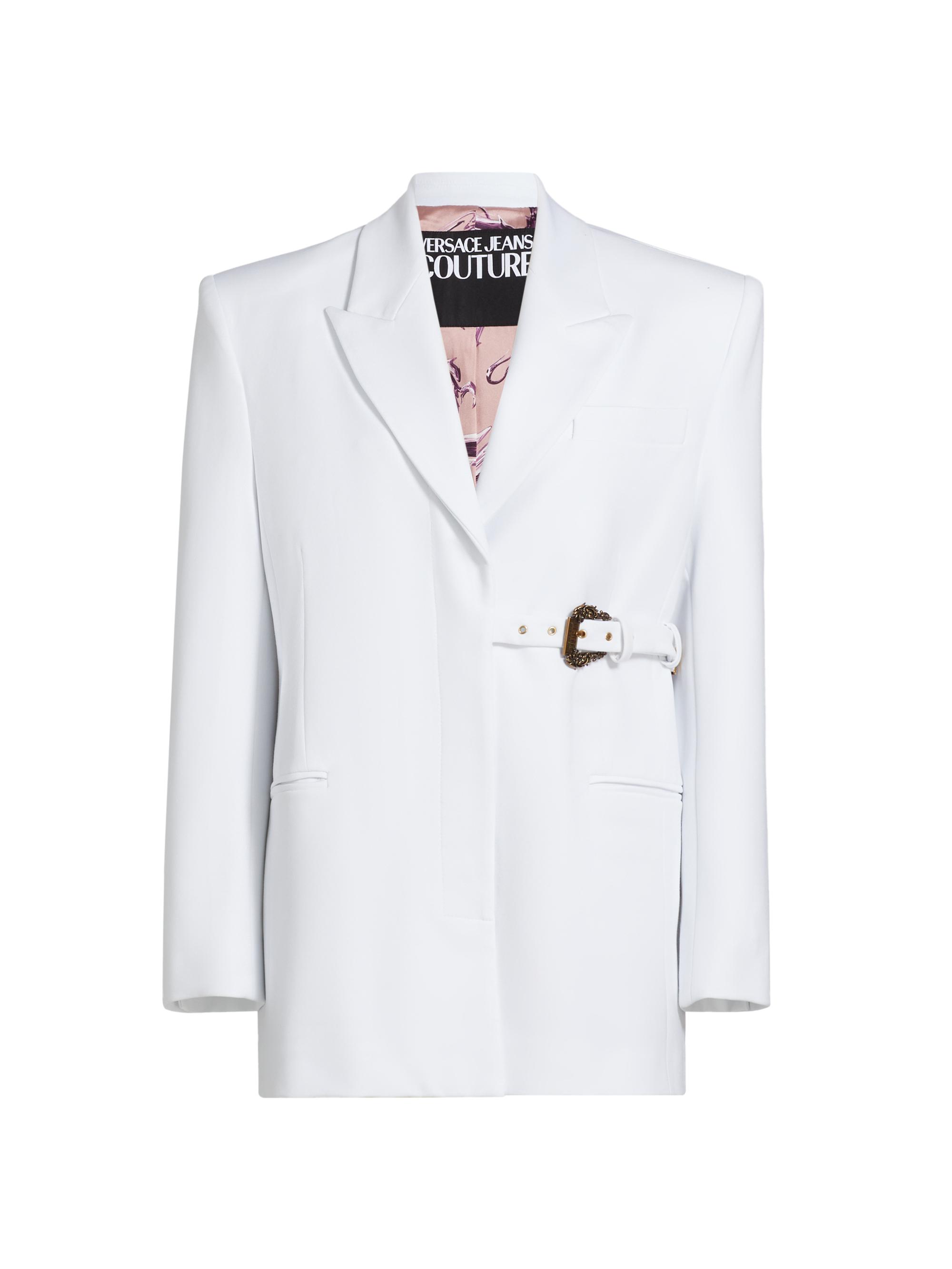 Versace Jeans Couture Crêpe Belted Blazer | Saks Fifth Avenue
