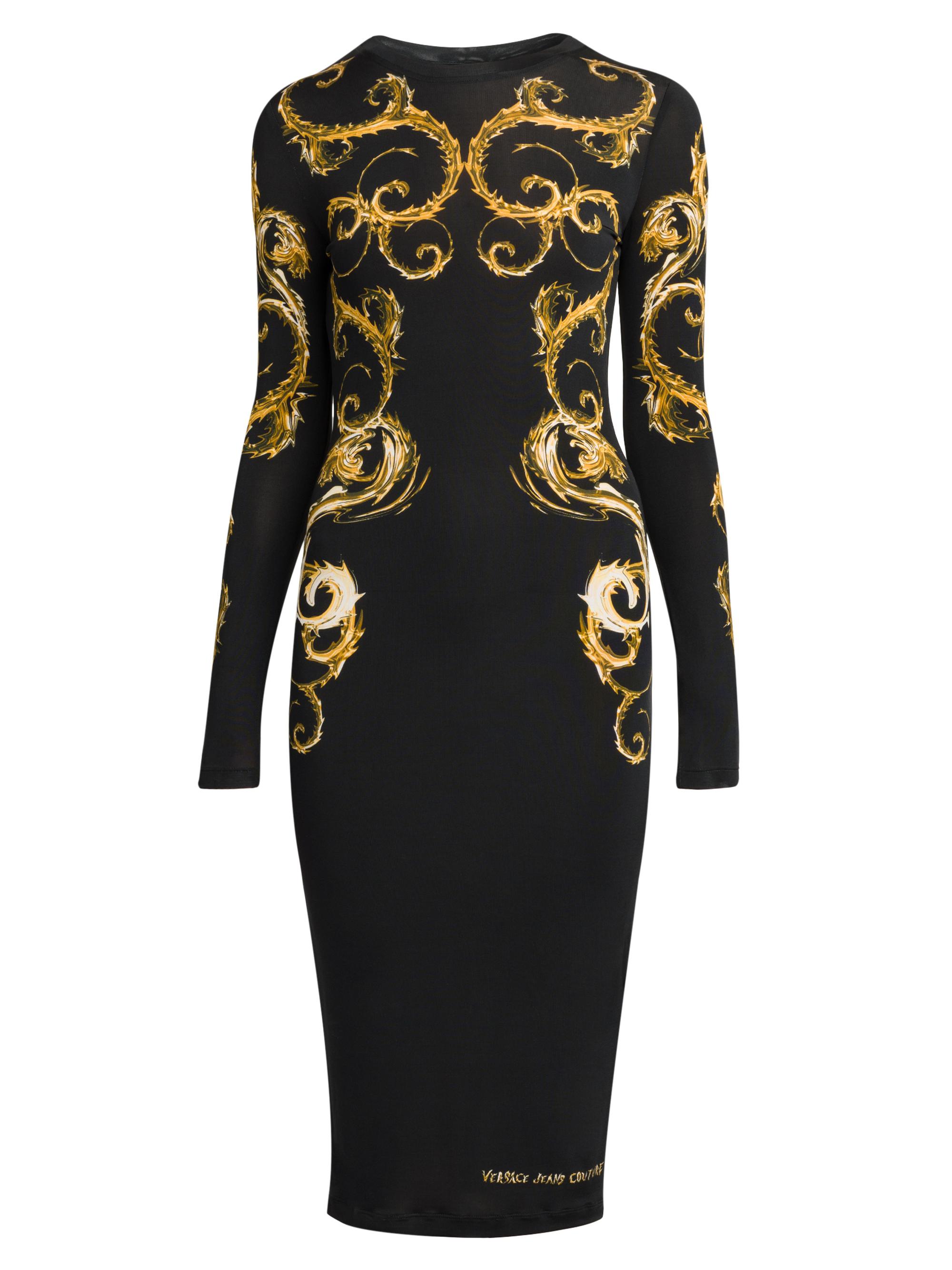 Versace Jeans Couture Women's Dress Vestiti - Black Gold