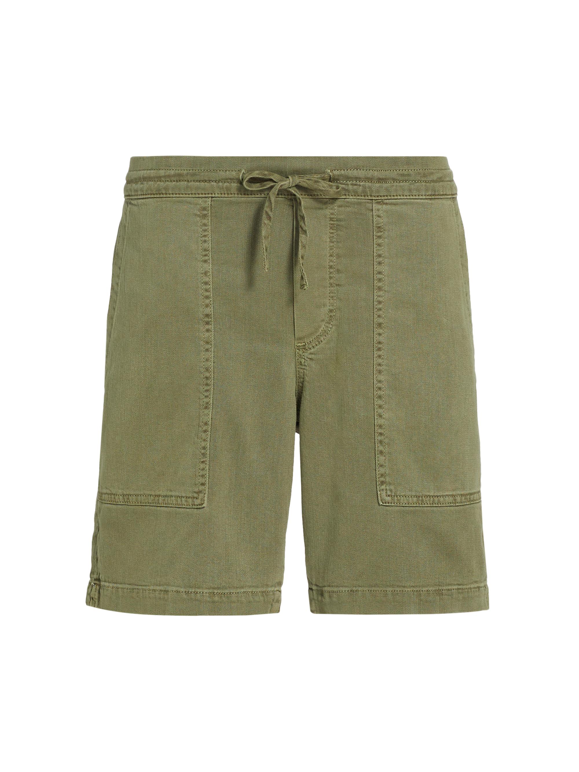 AG Jeans Men's Wells Linen-Blend Shorts - Sulfur Sea Moss