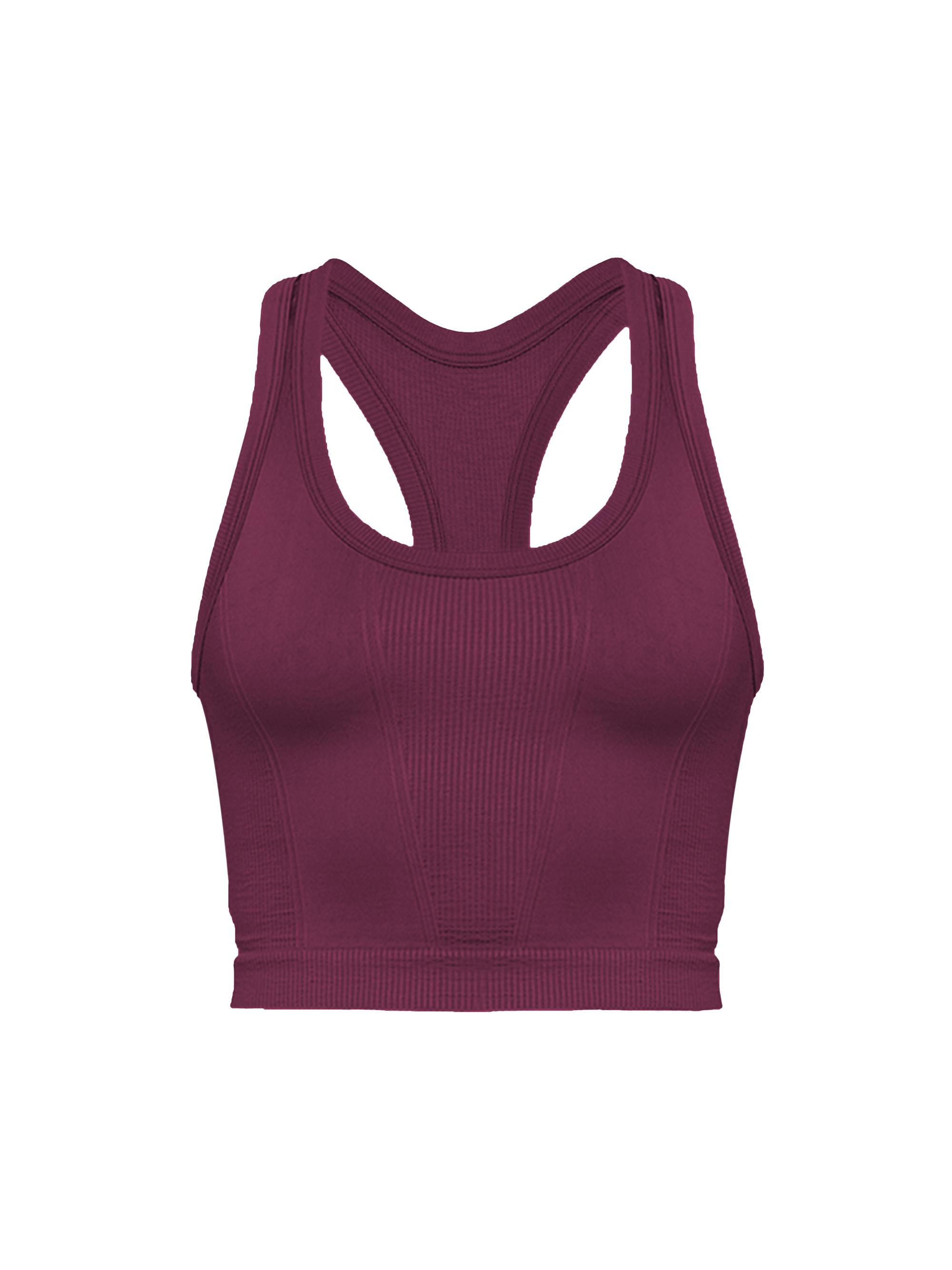 Alala Women's Barre Racer Tank Top - Wine