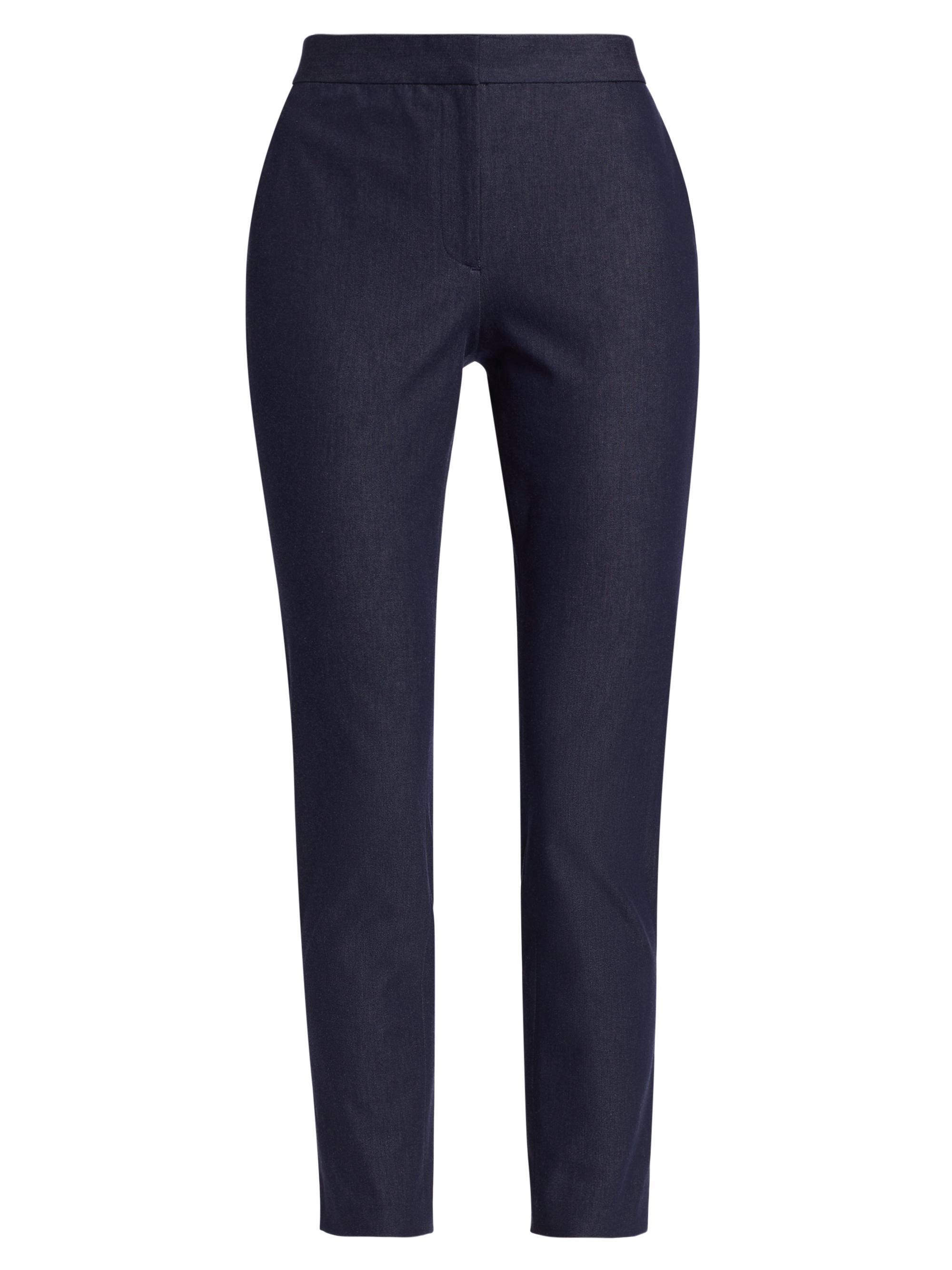 Rosetta Getty Women's Cotton-Blend Skinny Crop Pants - Indigo