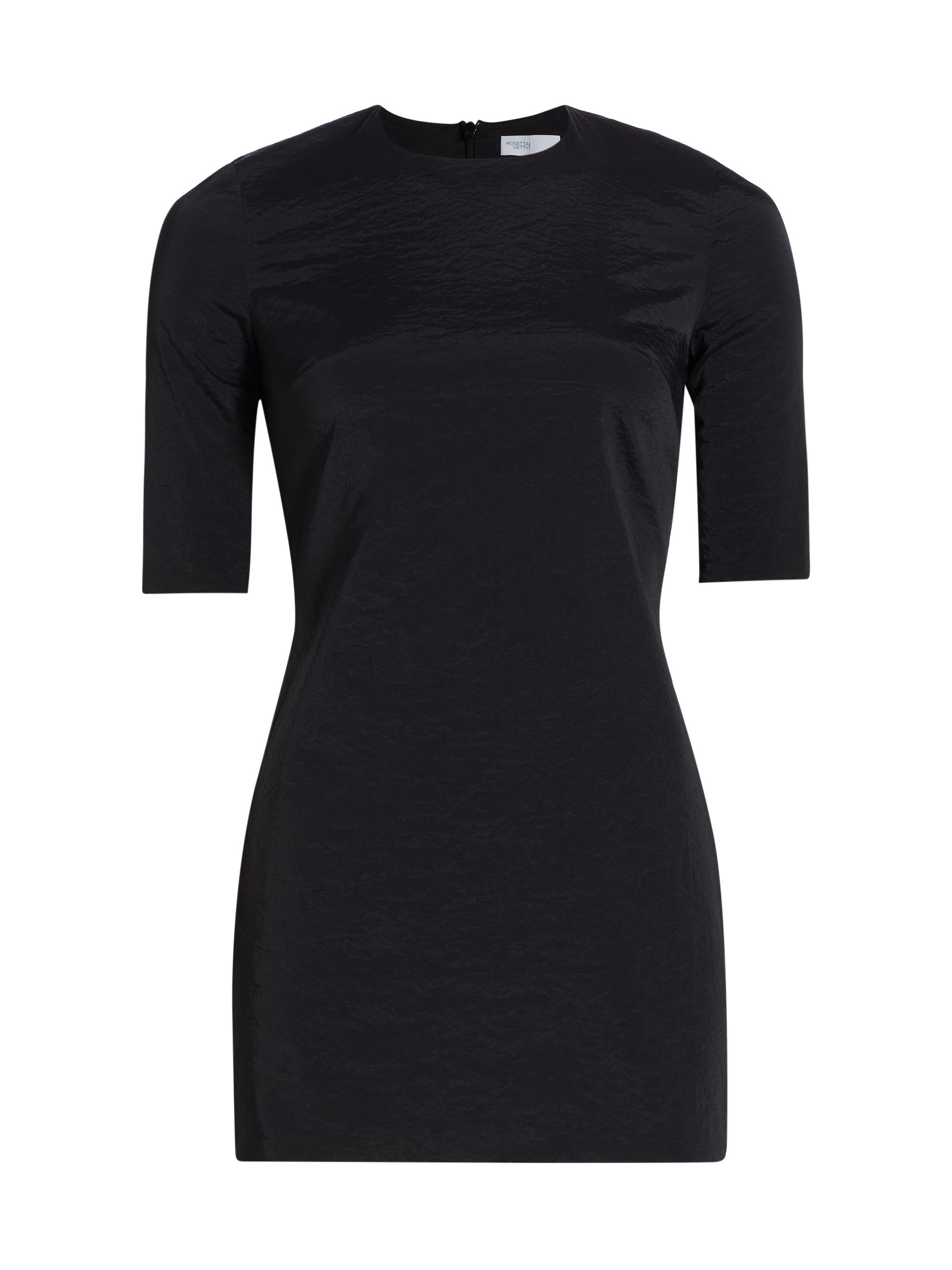 Rosetta Getty Women's Crewneck T-Shirt Minidress - Black