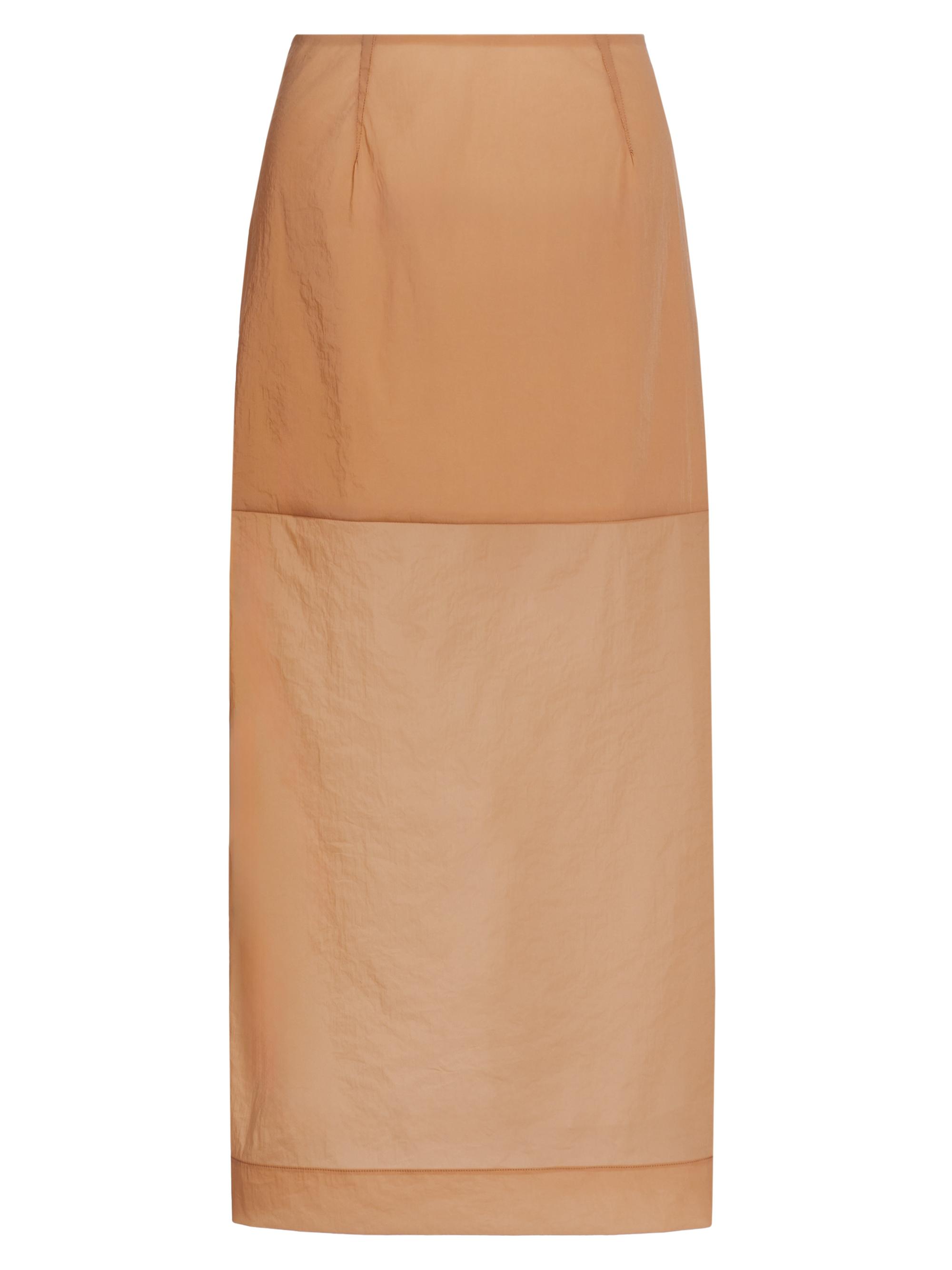 Rosetta Getty Women's Nylon-Blend Midi-Skirt - Terracotta