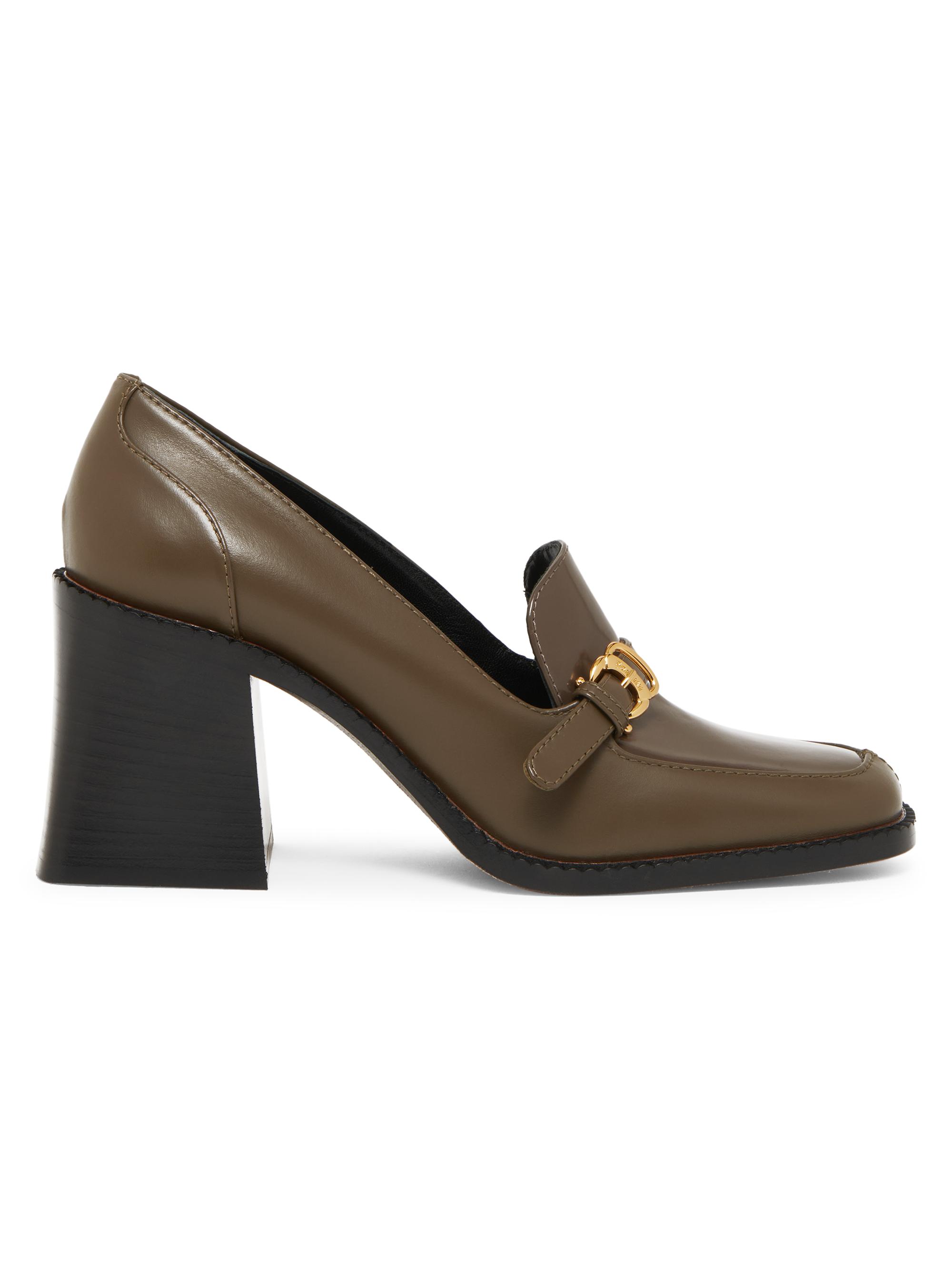 Pollini Women's Eva 75MM Logo-Detailed Leather Pumps - Taupe