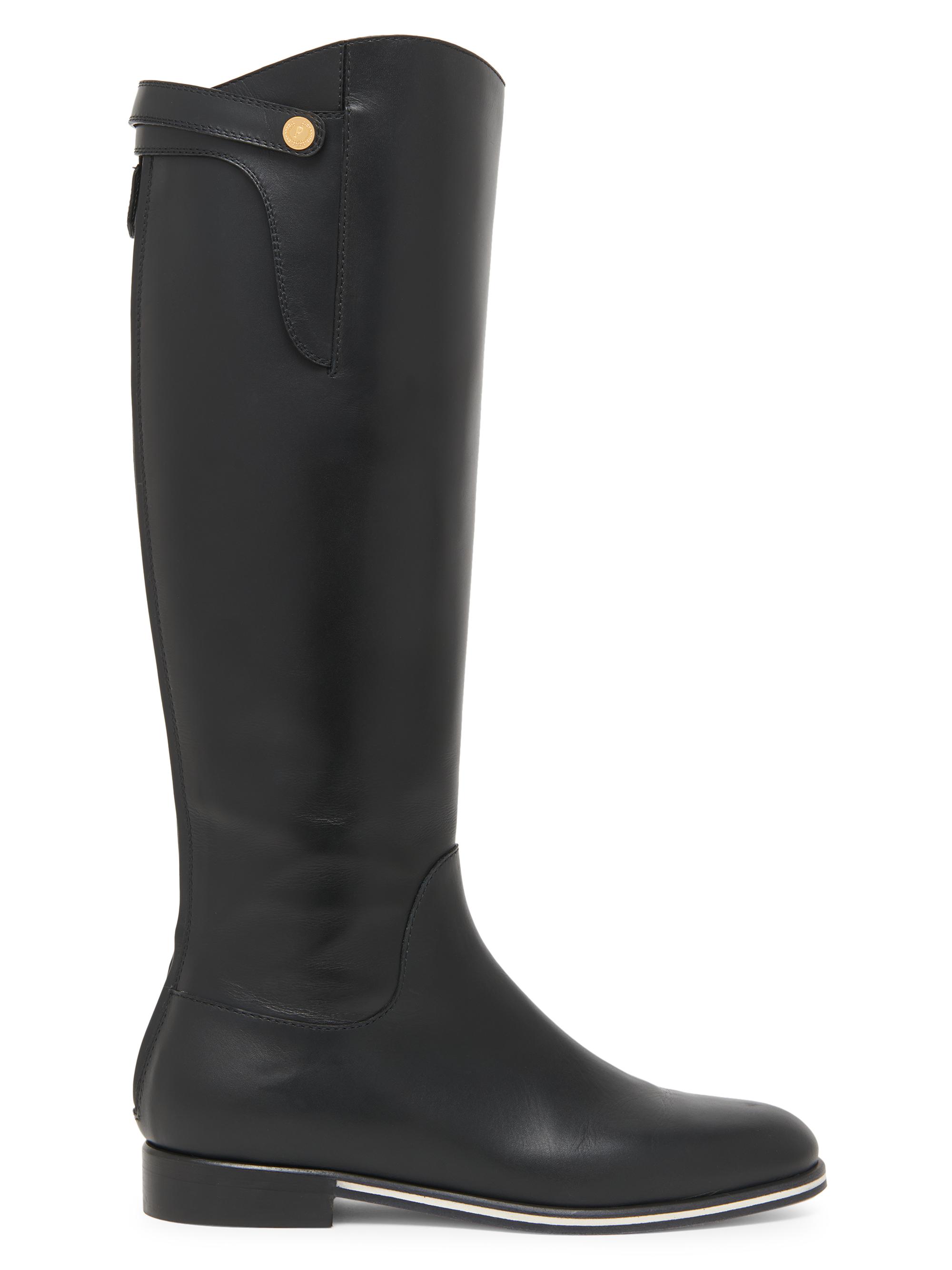 Pollini Women's Varenne Leather Knee-High Boots - Black