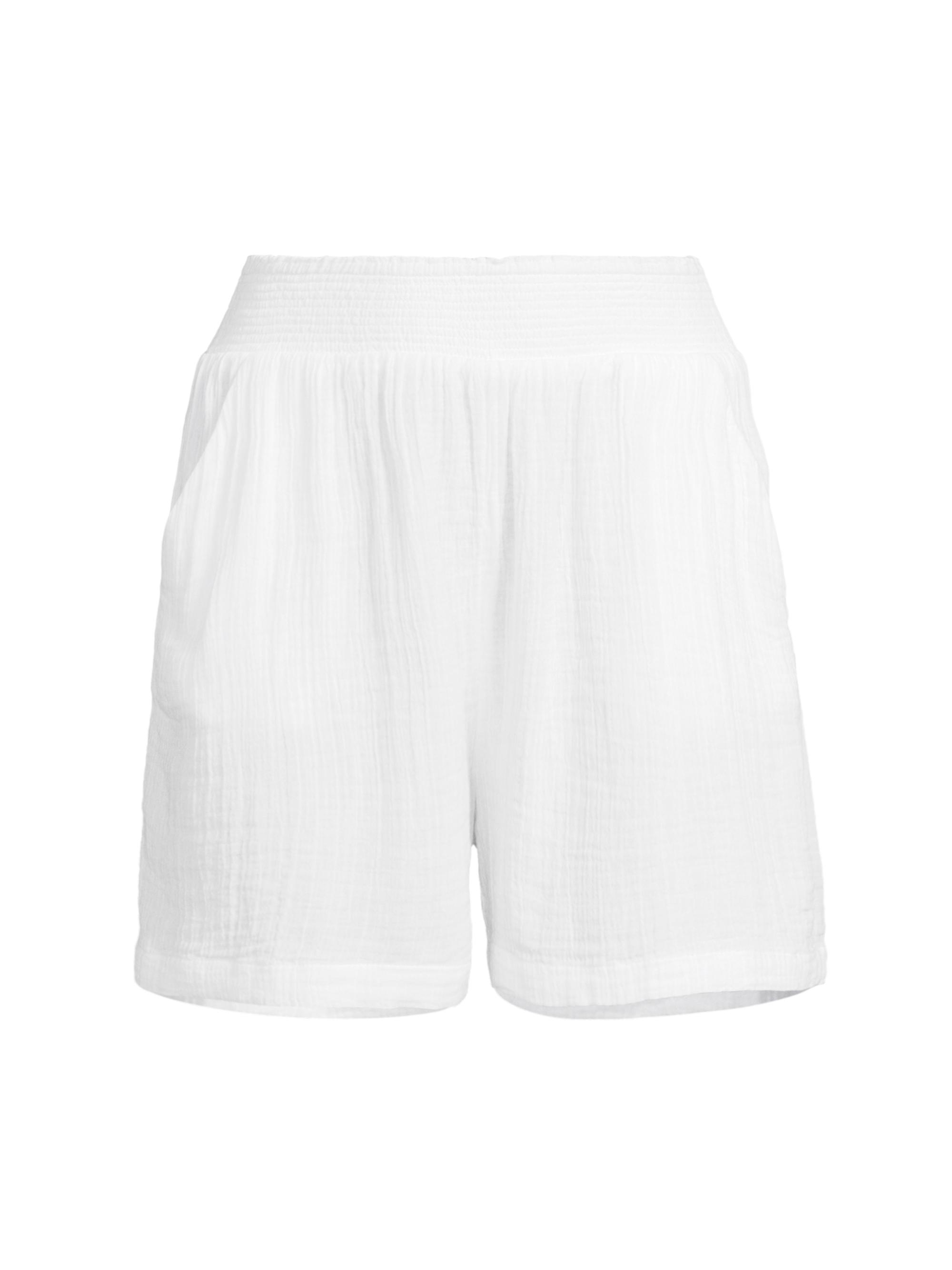 Lilly Pulitzer Women's Portor Cotton Cover-Up Shorts - Resort White