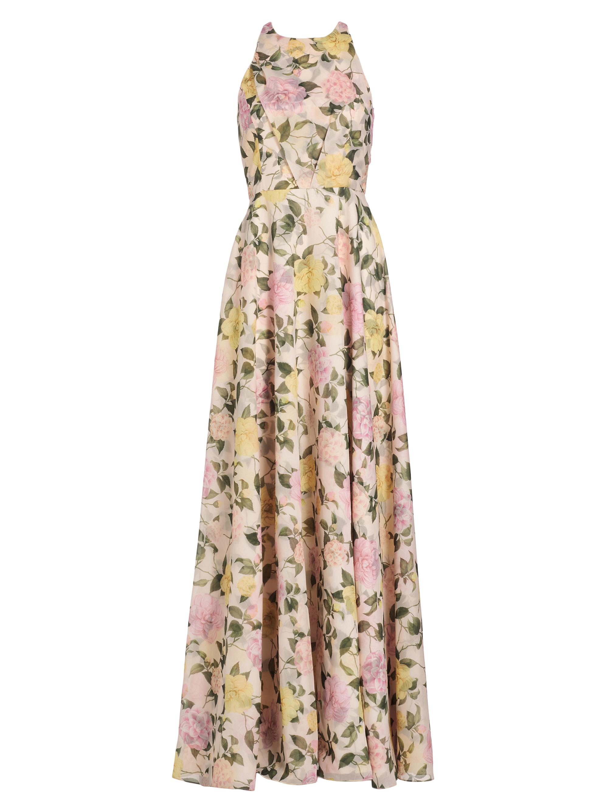 Sachin & Babi Women's Kate Rose-Printed Organza Gown - Pink Lemonade Bouquet