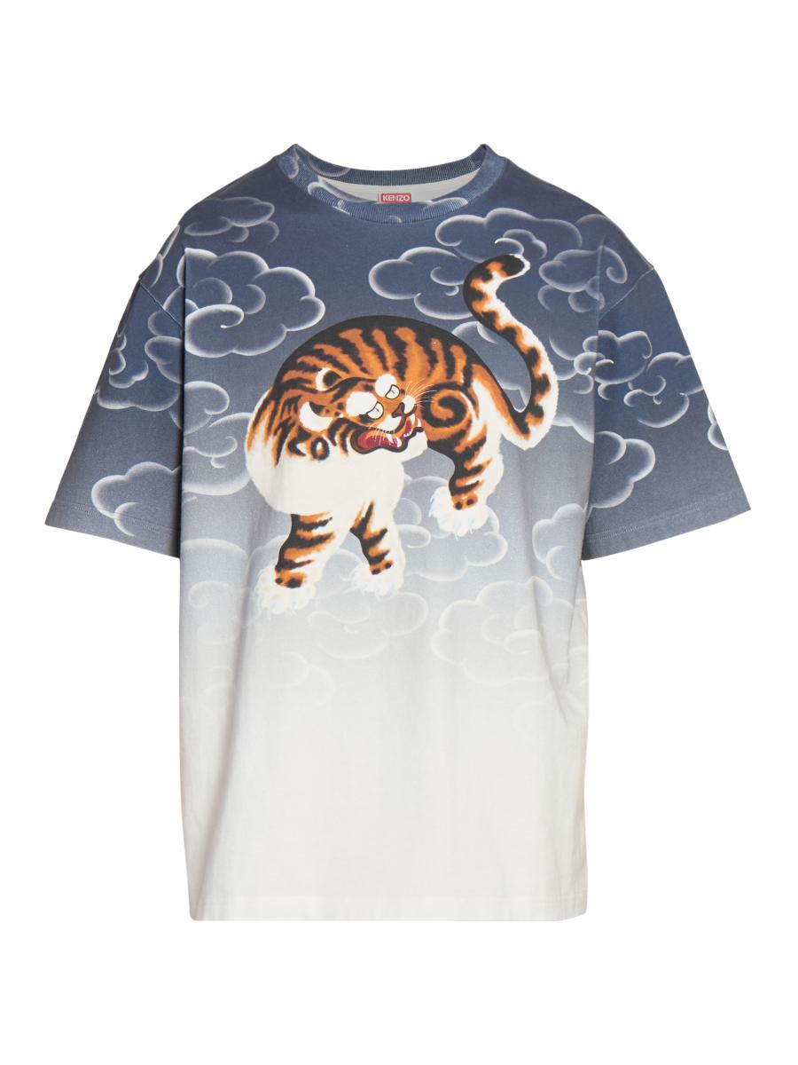 Kenzo Cloud Tiger Cotton Oversized T-Shirt | Saks Fifth Avenue