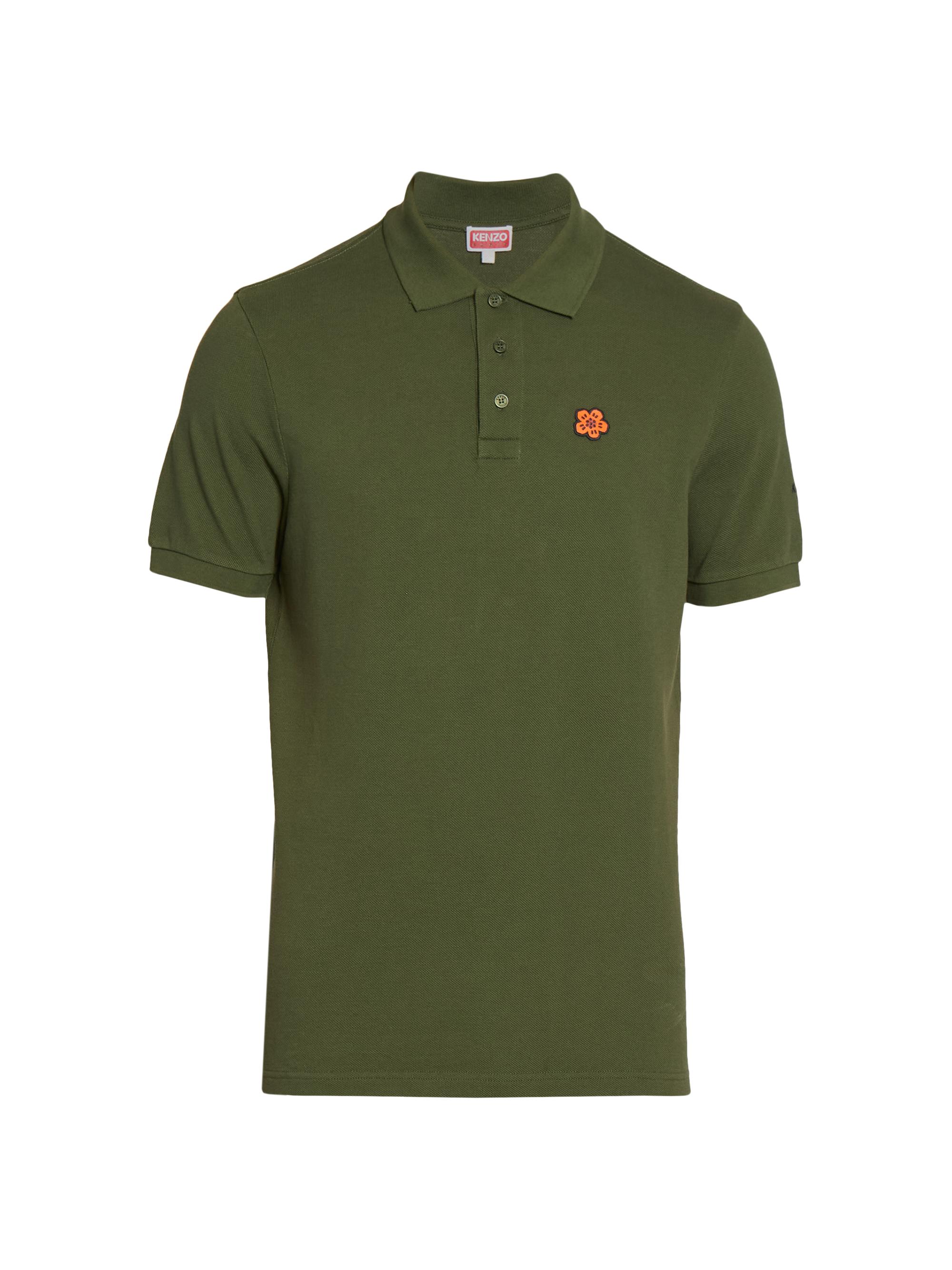 Kenzo Boke Flower Cotton Slim-Fit Polo Shirt | Saks Fifth Avenue