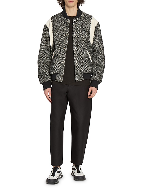 Shop Kenzo Wool-Blend Varsity Bomber Jacket | Saks Fifth Avenue Shop Kenzo Wool-Blend Varsity Bomber Jacket | Saks Fifth Avenue