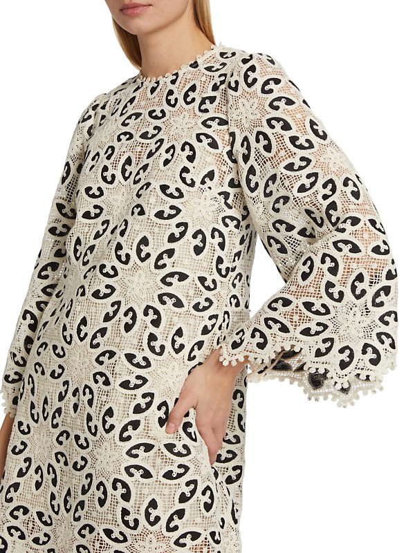 Shop Zimmermann Ottie Lace Shift Minidress | Saks Fifth Avenue Shop Zimmermann Ottie Lace Shift Minidress | Saks Fifth Avenue