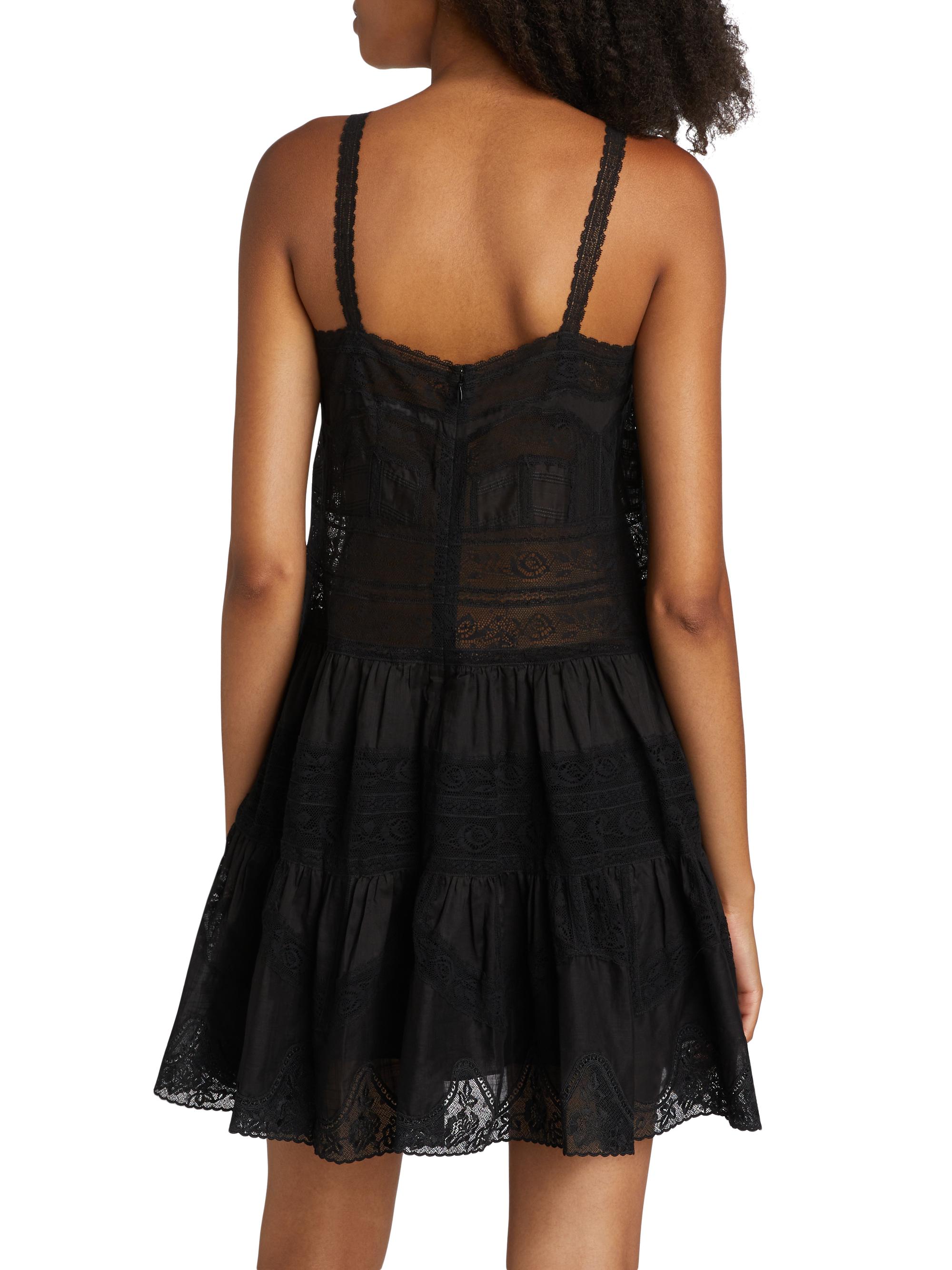 Zimmermann Halliday Cotton Lace Minidress | Saks Fifth Avenue