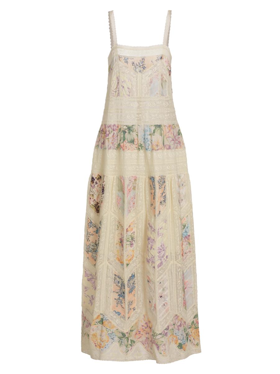 Zimmermann Halliday Lace Trim Slip Maxi Dress | Saks Fifth Avenue