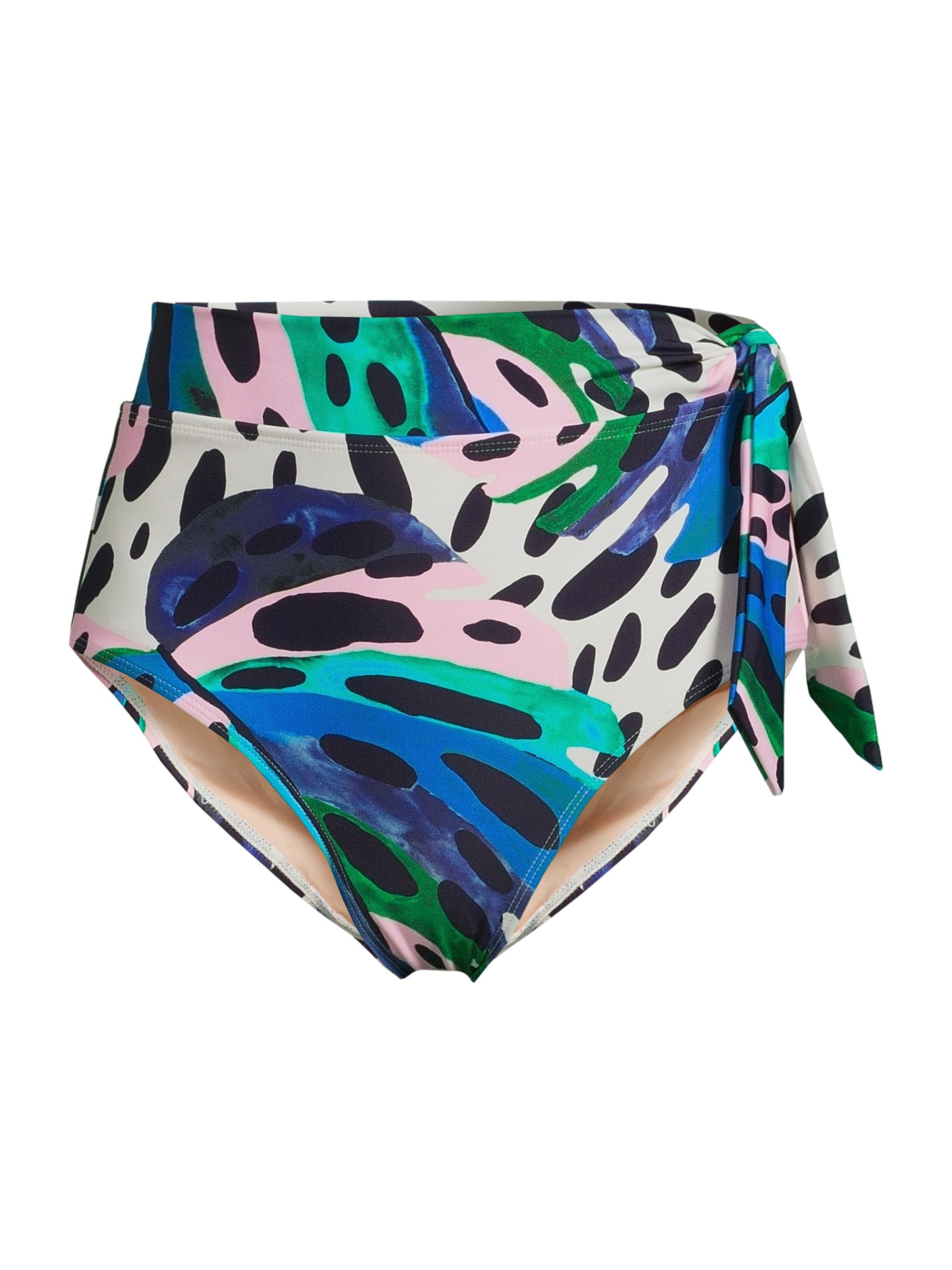 Change of Scenery Women's Palm Print Side-Tie Bikini Bottom - Palm Island