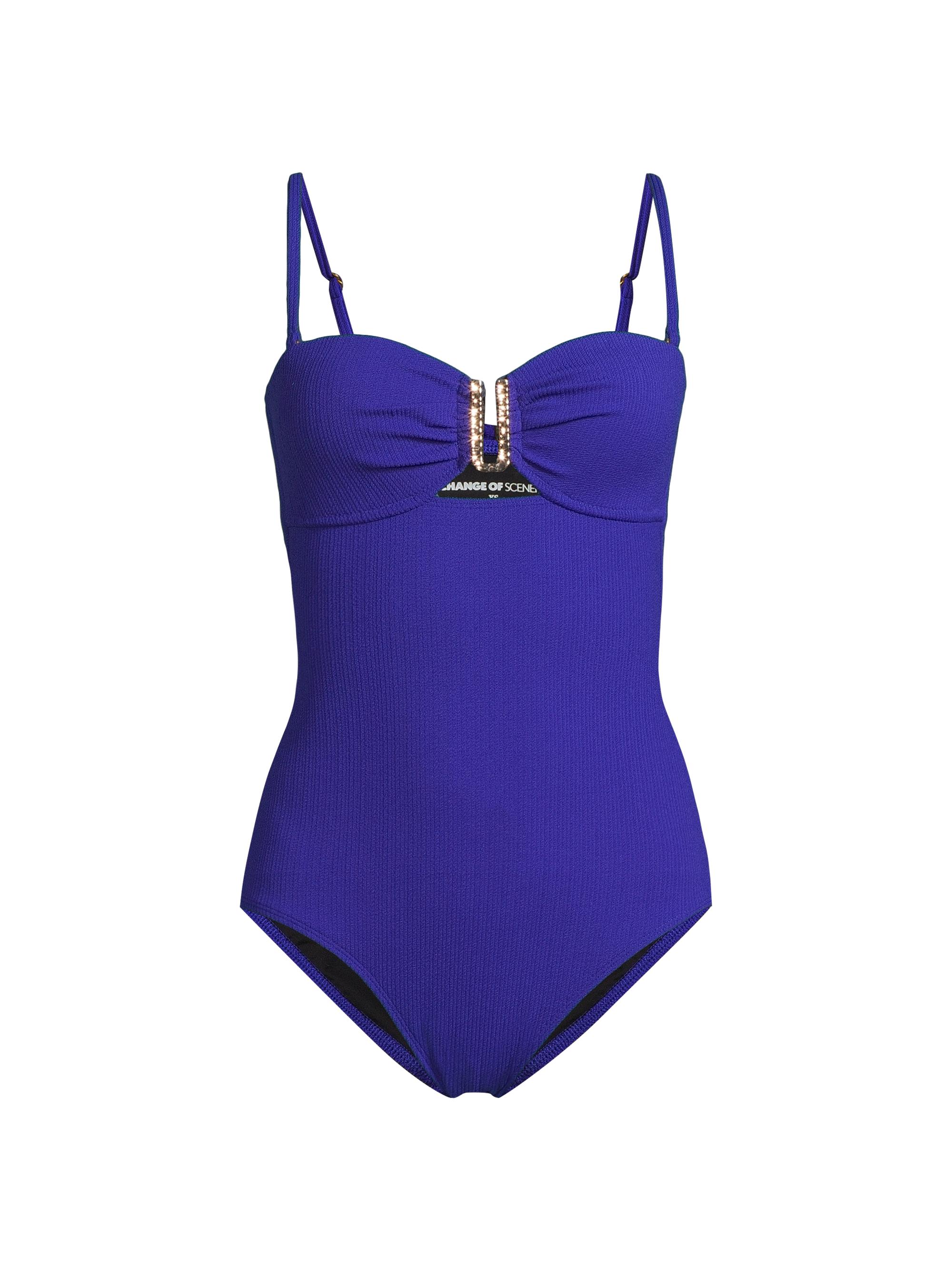 Change of Scenery Women's Lisa One-Piece Swimsuit - Iris Texture