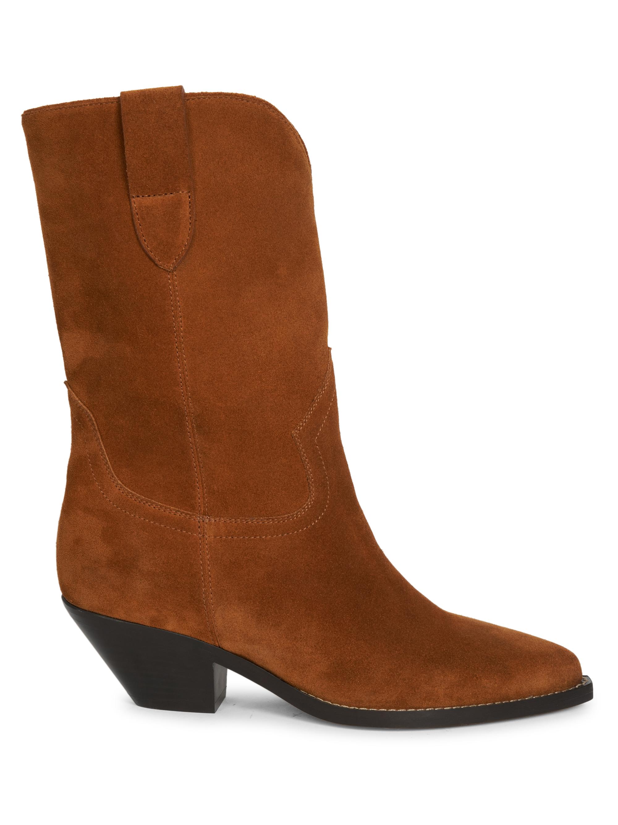 Isabel Marant Women's Dahope Suede Boots - Cognac
