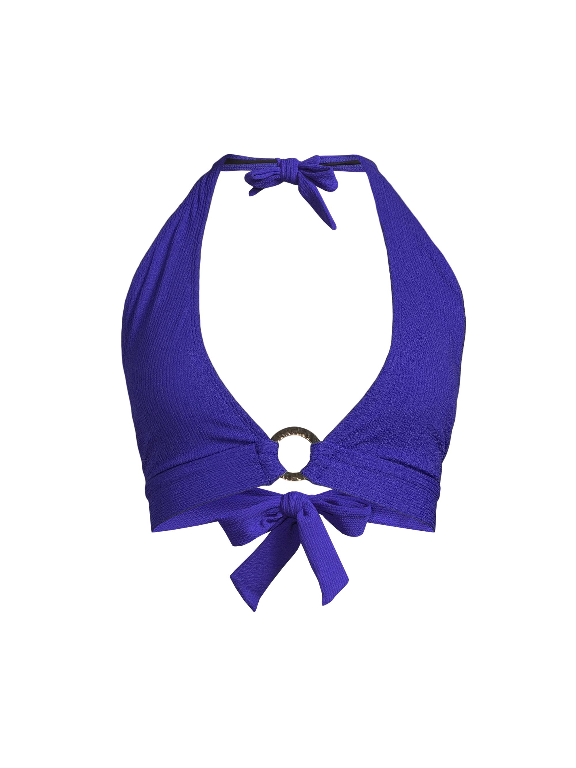 Change of Scenery Women's Erin Halter Bikini Top - Iris Texture