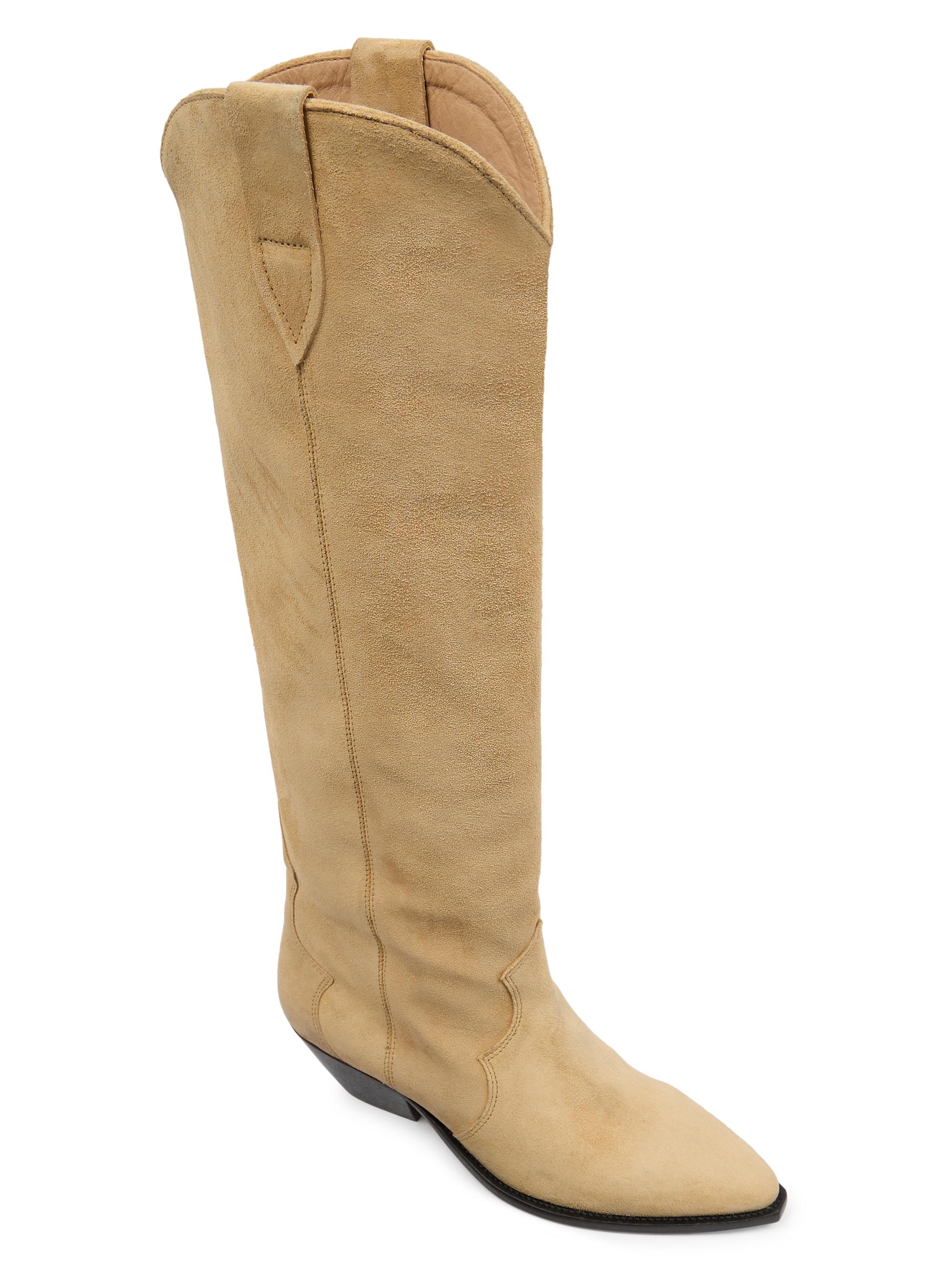 Isabel Marant Denvee Suede Knee-High Boots Saks Fifth Avenue