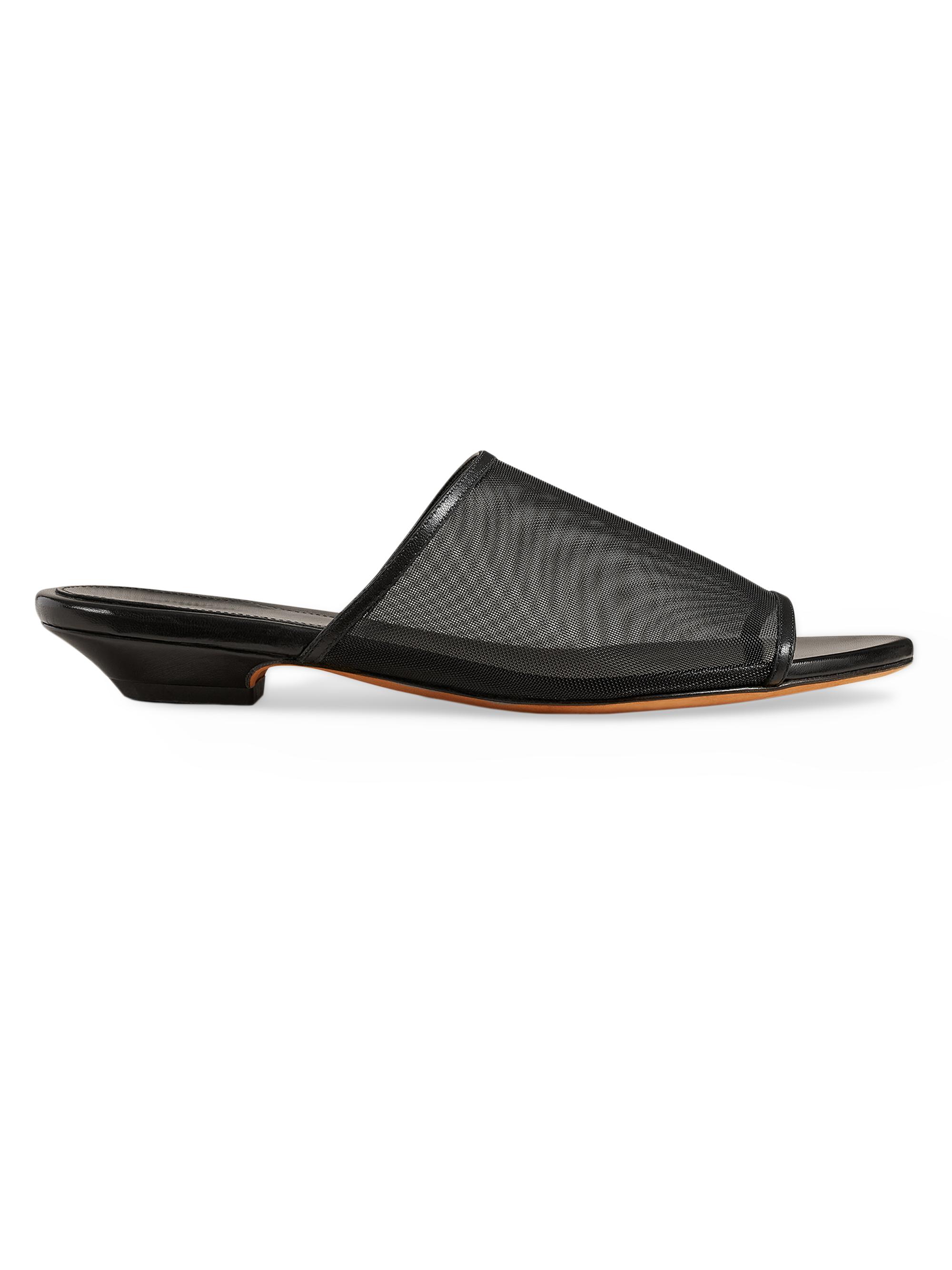 Khaite Women's Marion Leather Sandals - Black