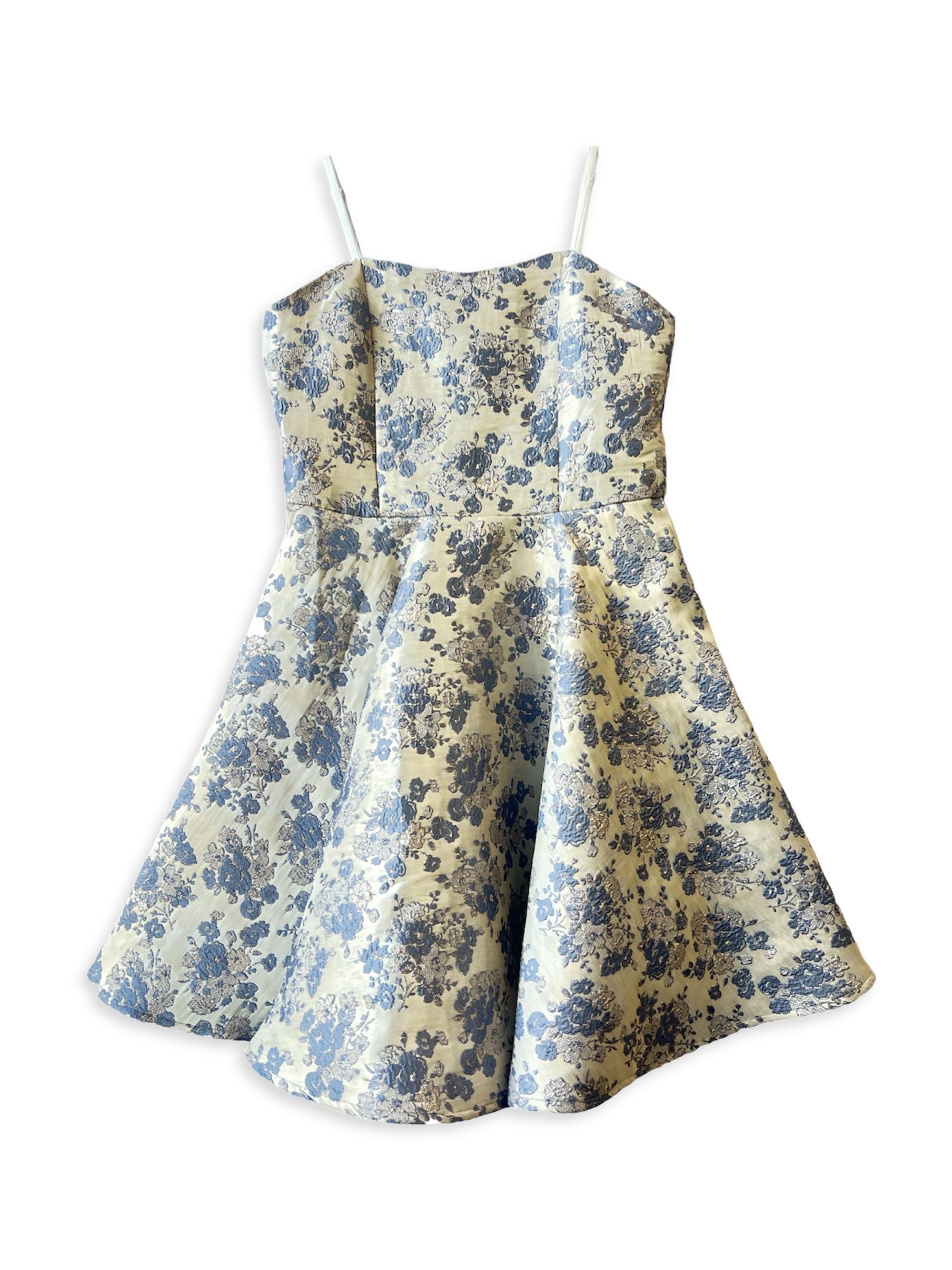 Un Deux Trois Girl's Fit-And-Flare Jacquard Dress - Perry