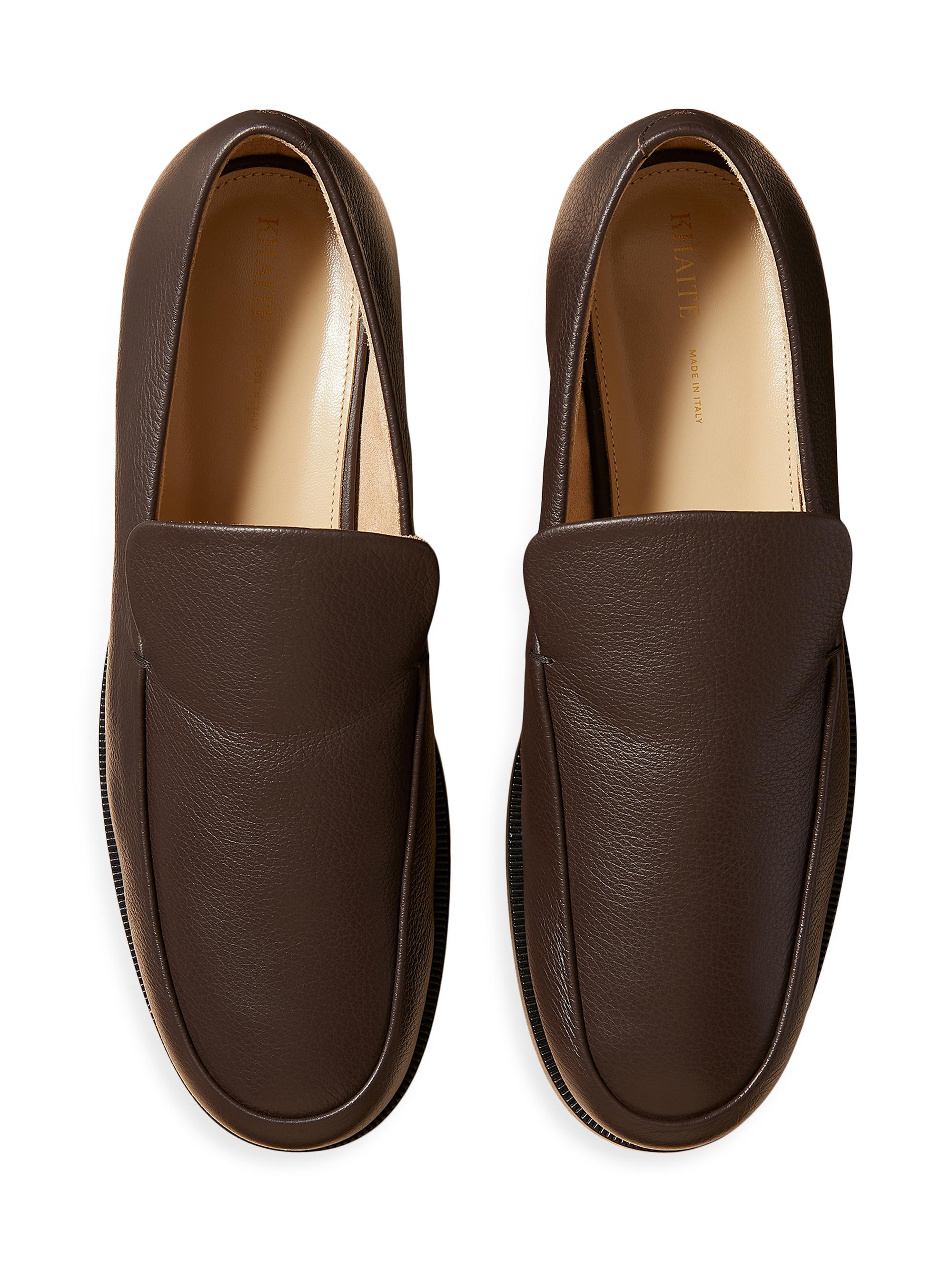 Khaite Alessio Leather Loafers | Saks Fifth Avenue
