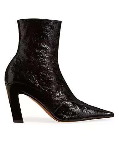 Nevada 85MM Stretch Leather Ankle Boots