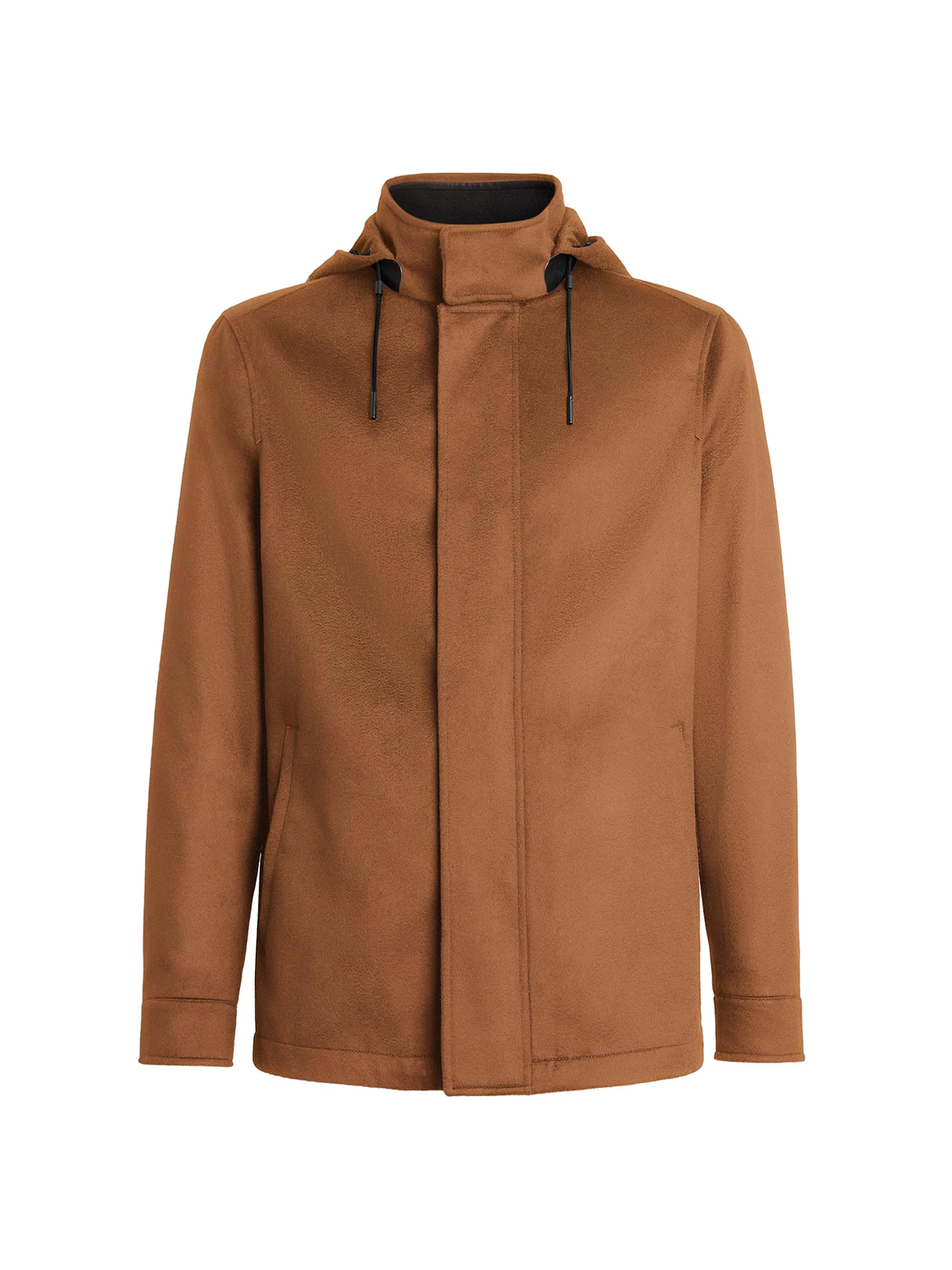 ZEGNA Men's Oasi Cashmere Elements Cima Overjacket - Foliage