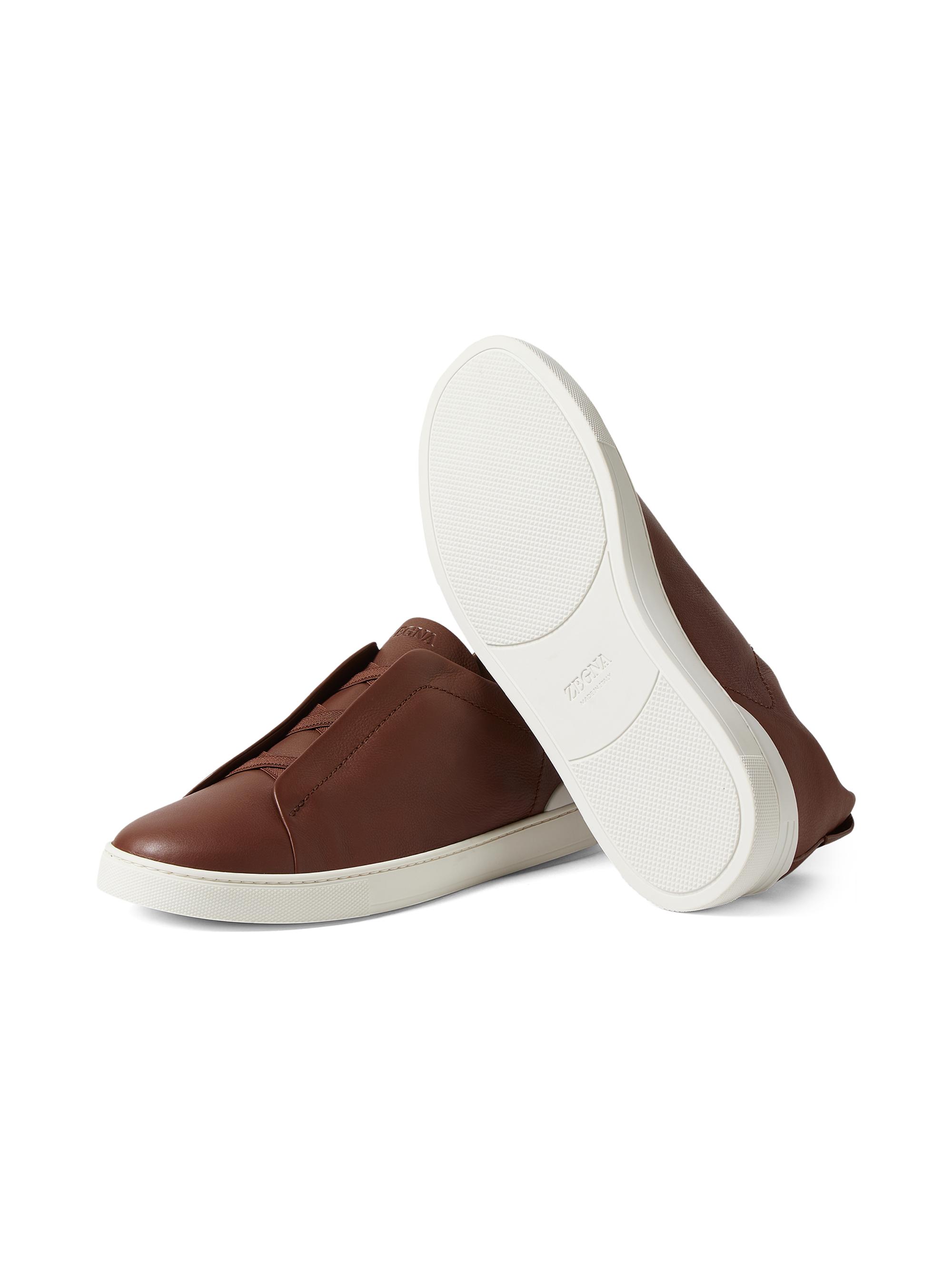 ZEGNA Secondskin Triple Stitch Sneakers | Saks Fifth Avenue