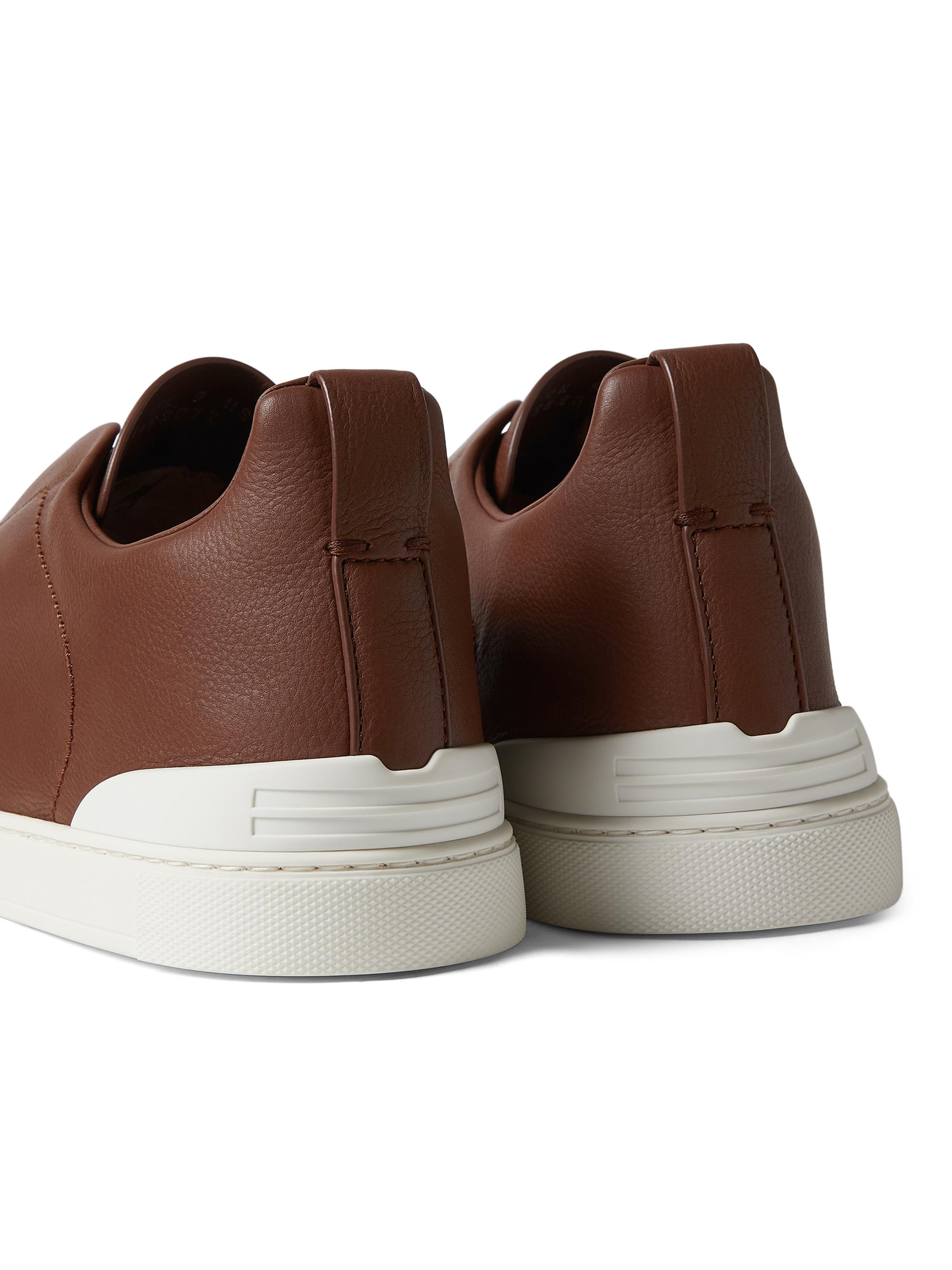 ZEGNA Secondskin Triple Stitch Sneakers | Saks Fifth Avenue