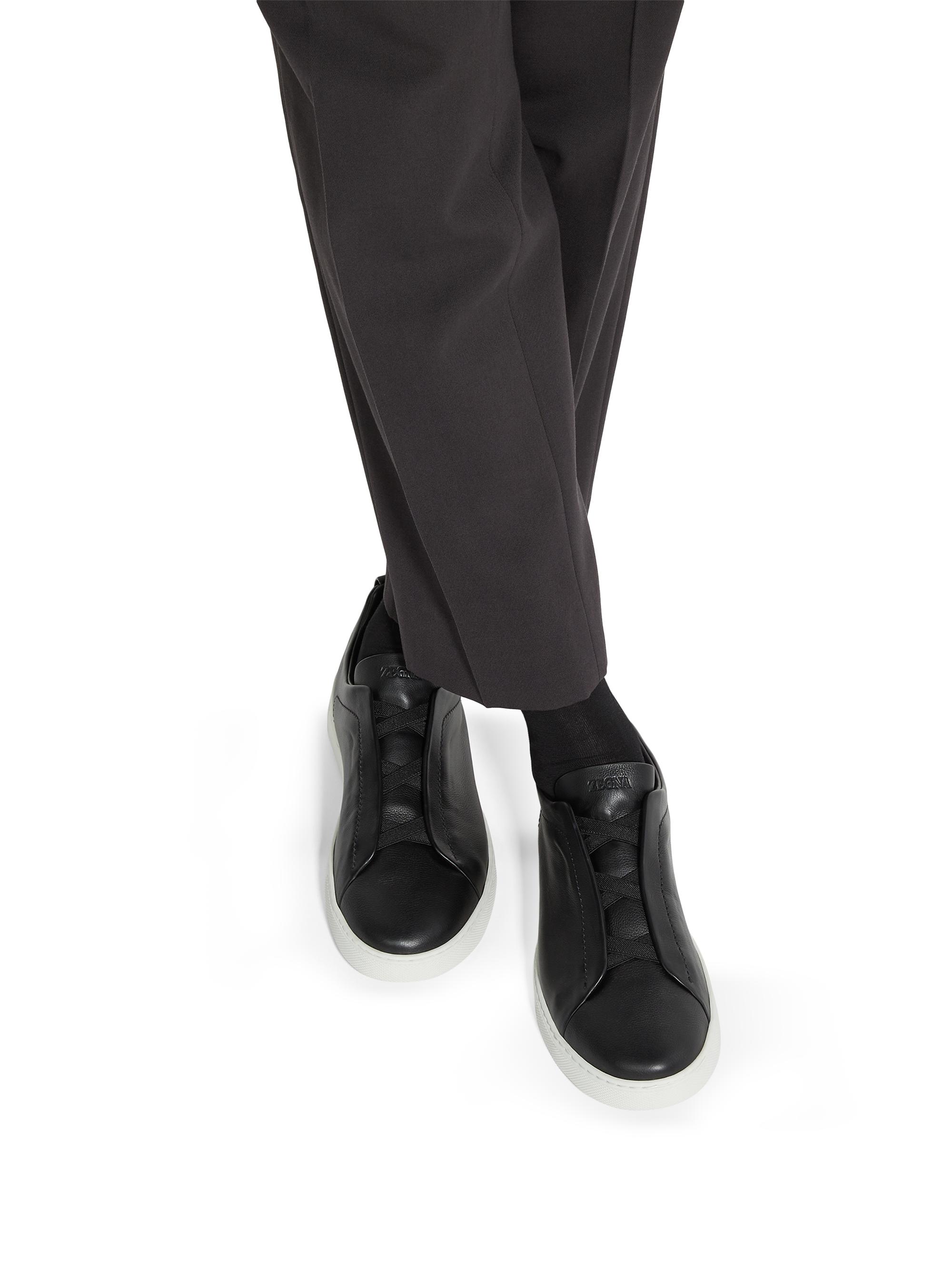 ZEGNA Secondskin Triple Stitch Sneakers | Saks Fifth Avenue